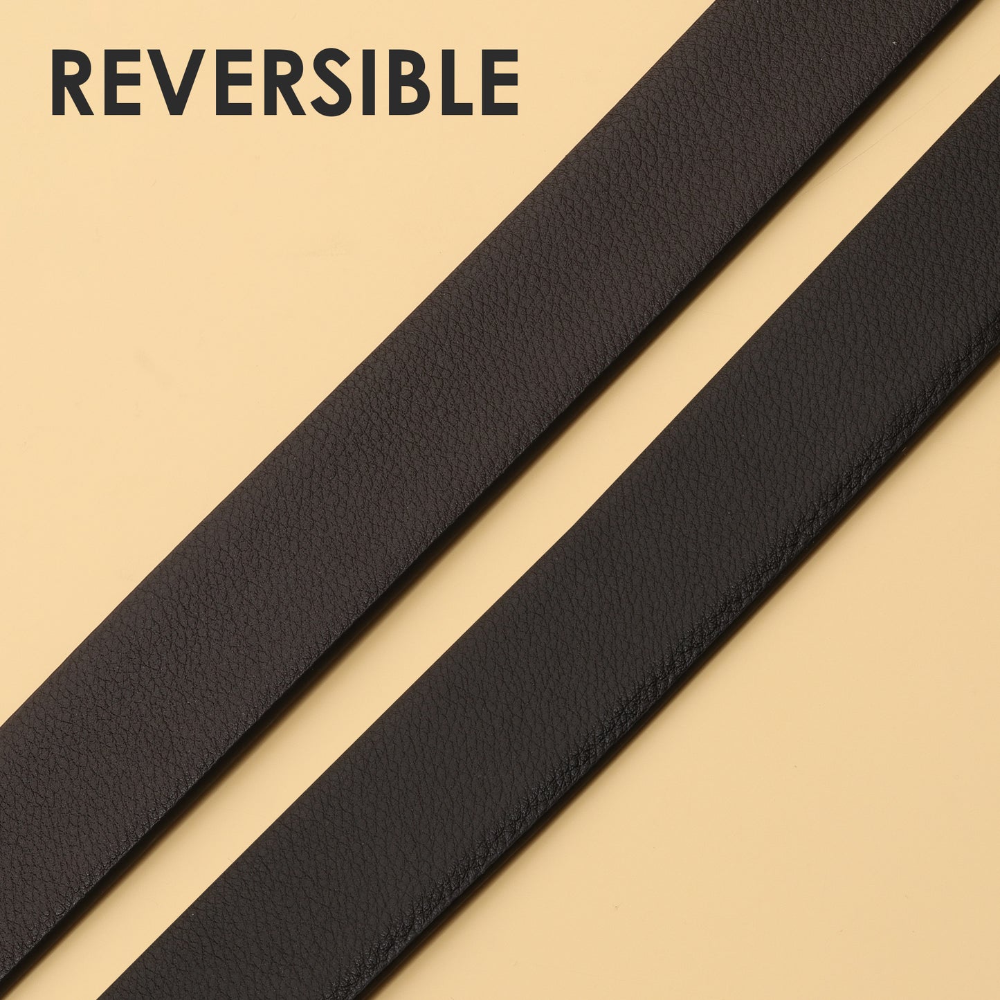Reversible Pebbled Leather Belt