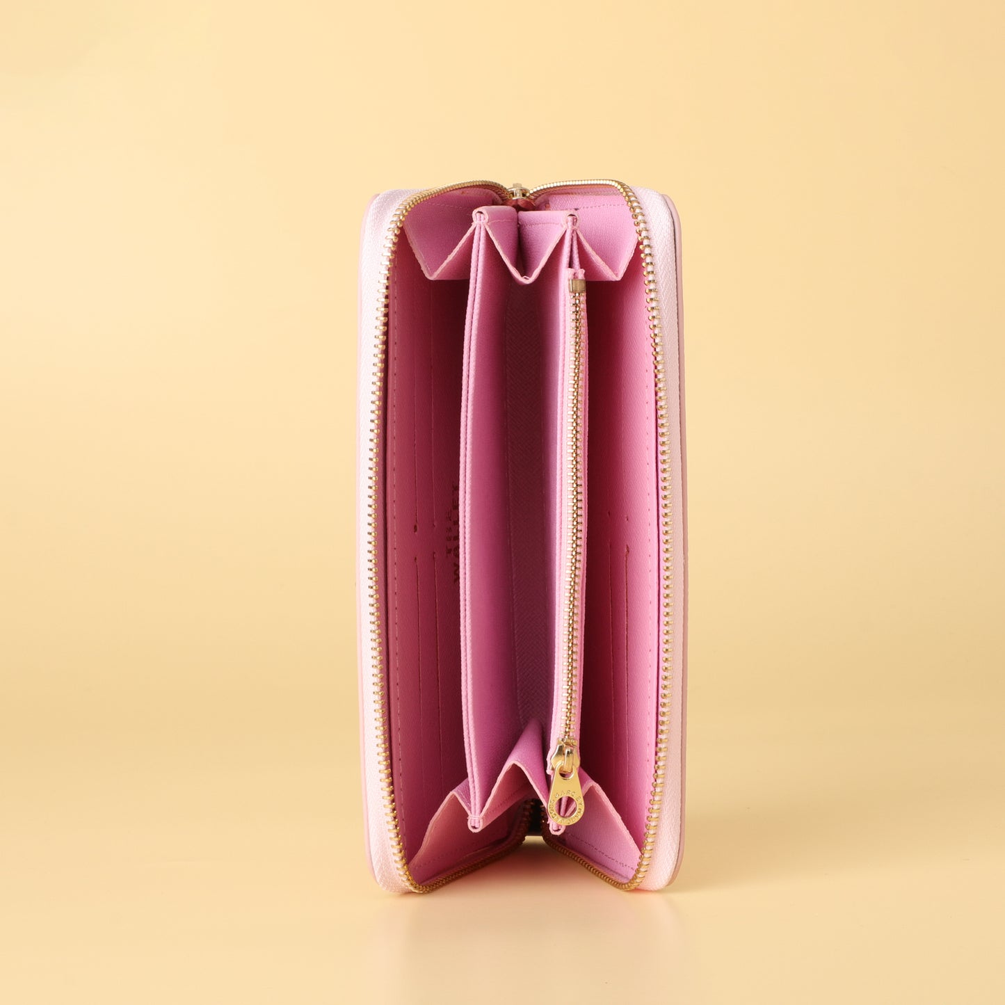 The Wallet Zip-Around in Blush Pink