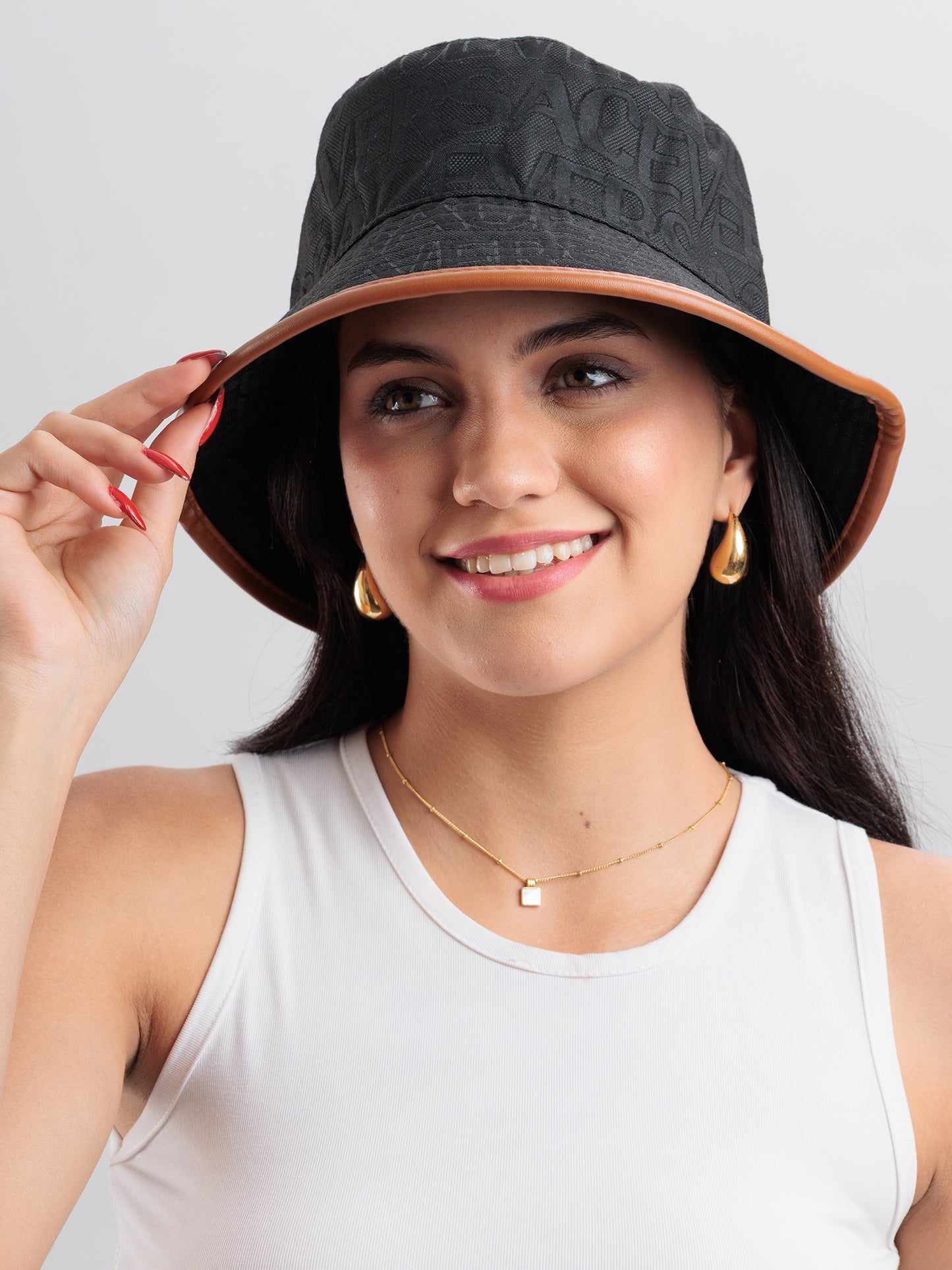 Midnight Monogram Bucket Hat