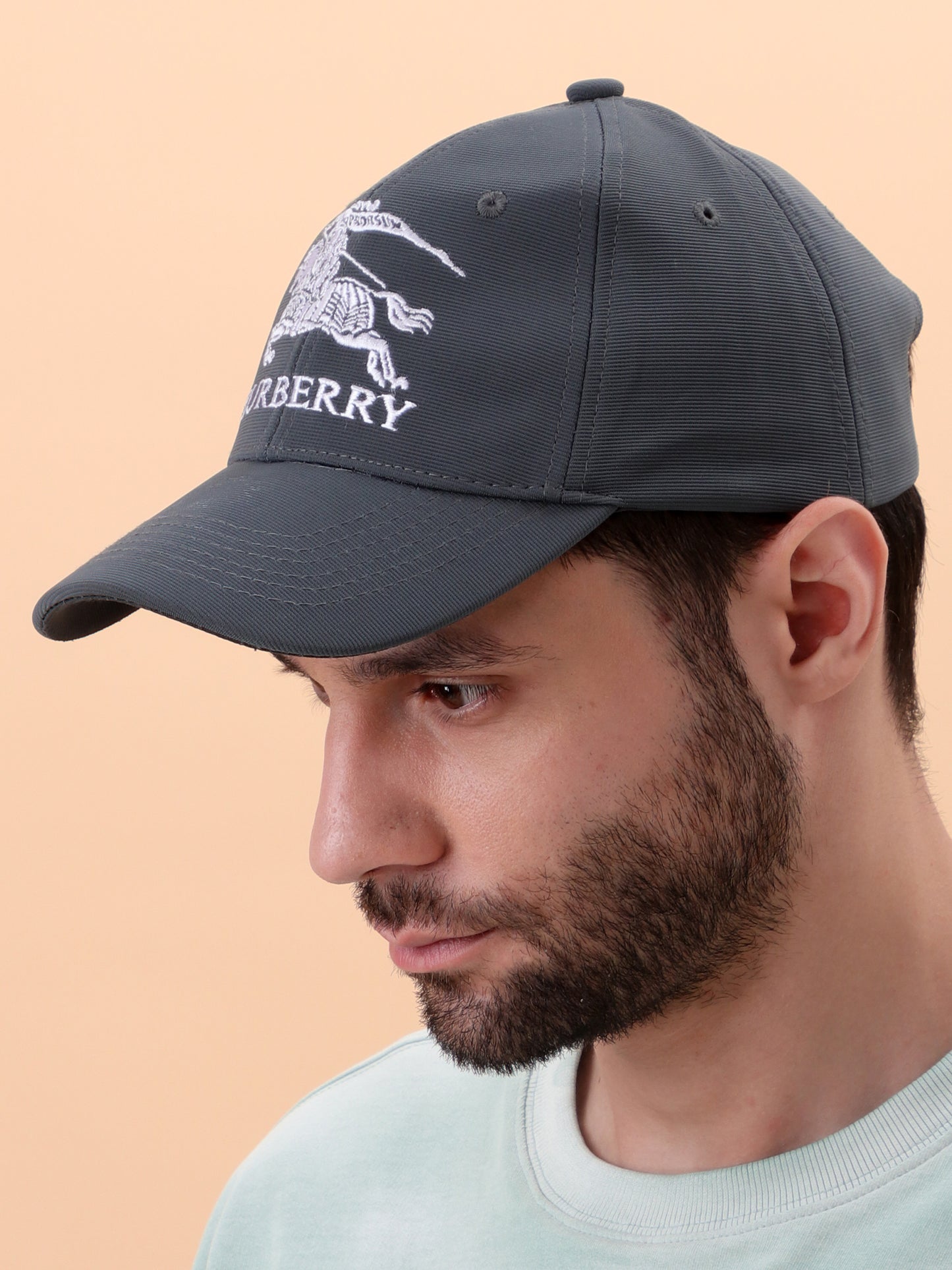 Charcoal Burberry Cap