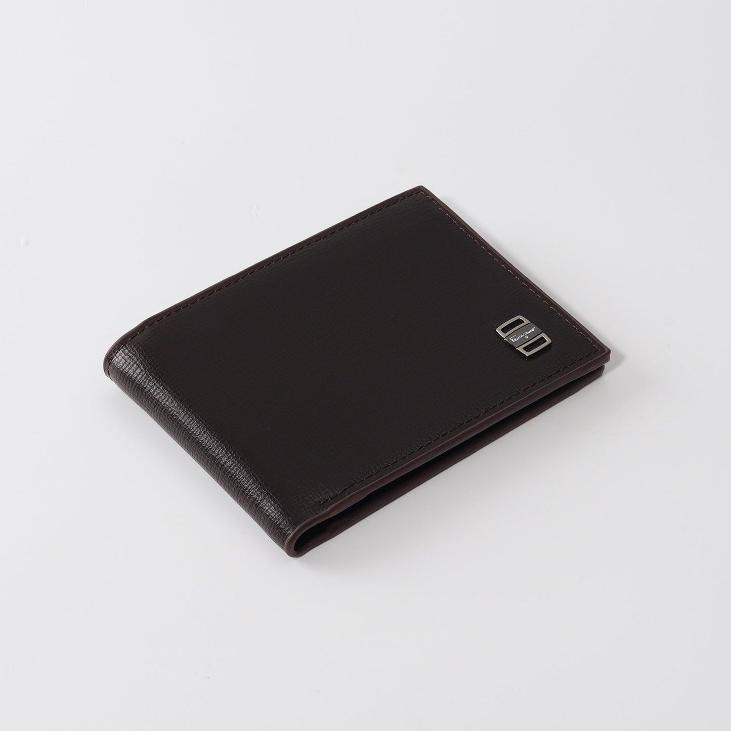 Classic Gancini Wallet in Deep Brown