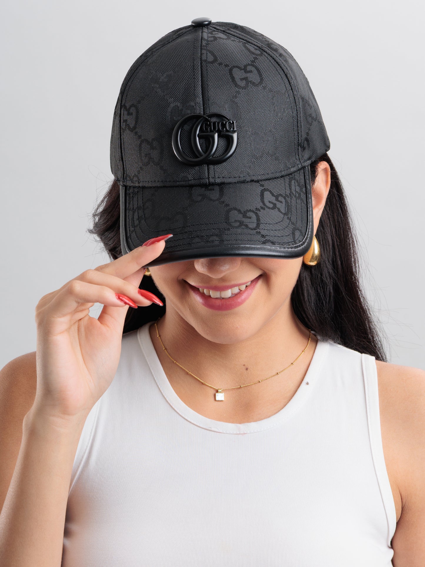 Midnight Monogram Signature Cap
