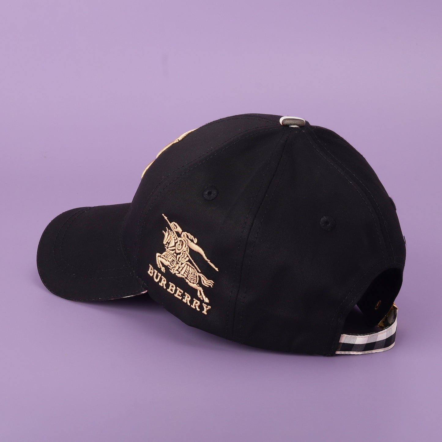 Monogram Black Cap