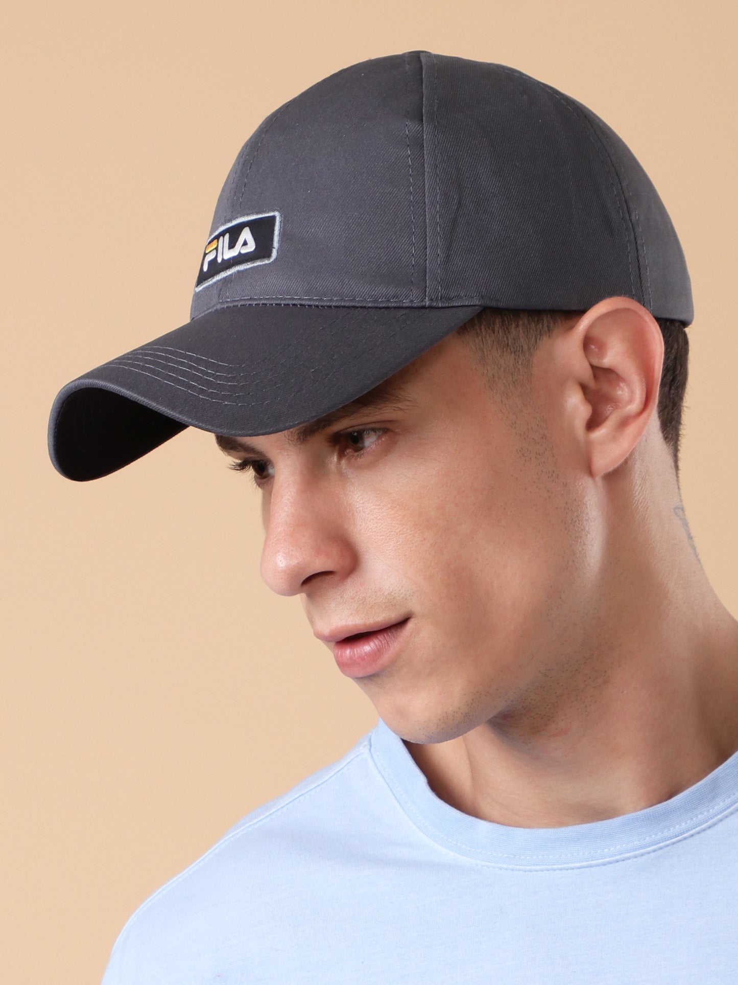 Classic Grey Baseball Cap β Sporty Minimalist Style