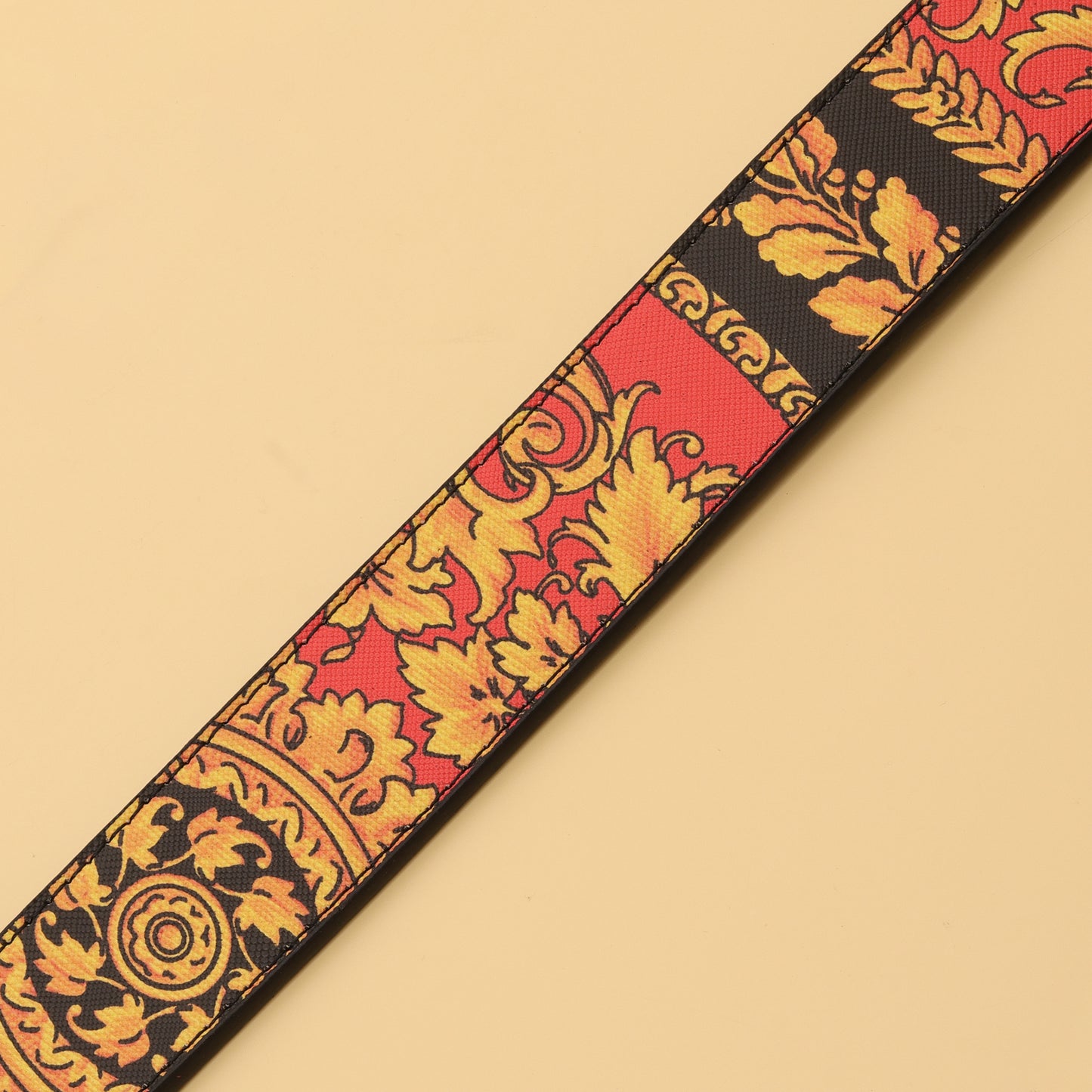 Baroque Medusa Buckle Leather Belt