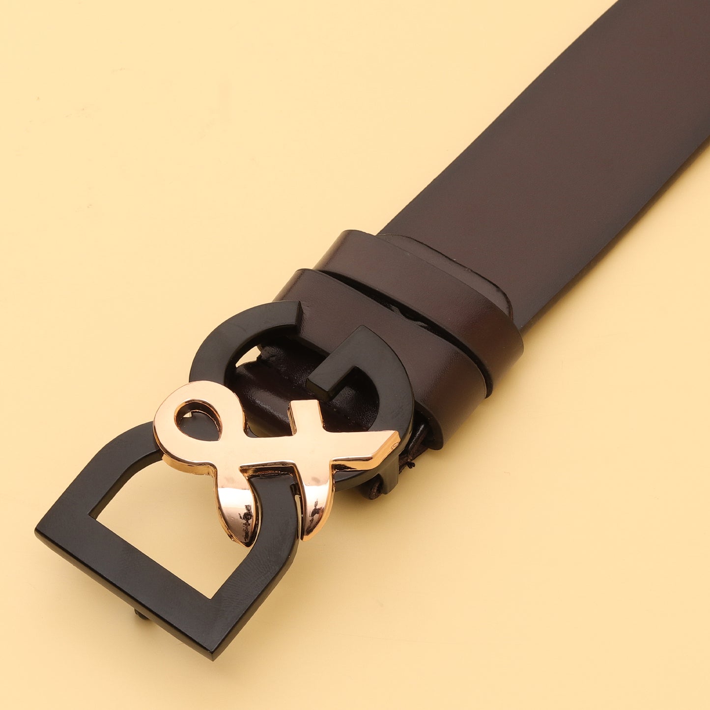 Gabbana Classic Brown Leather Belt