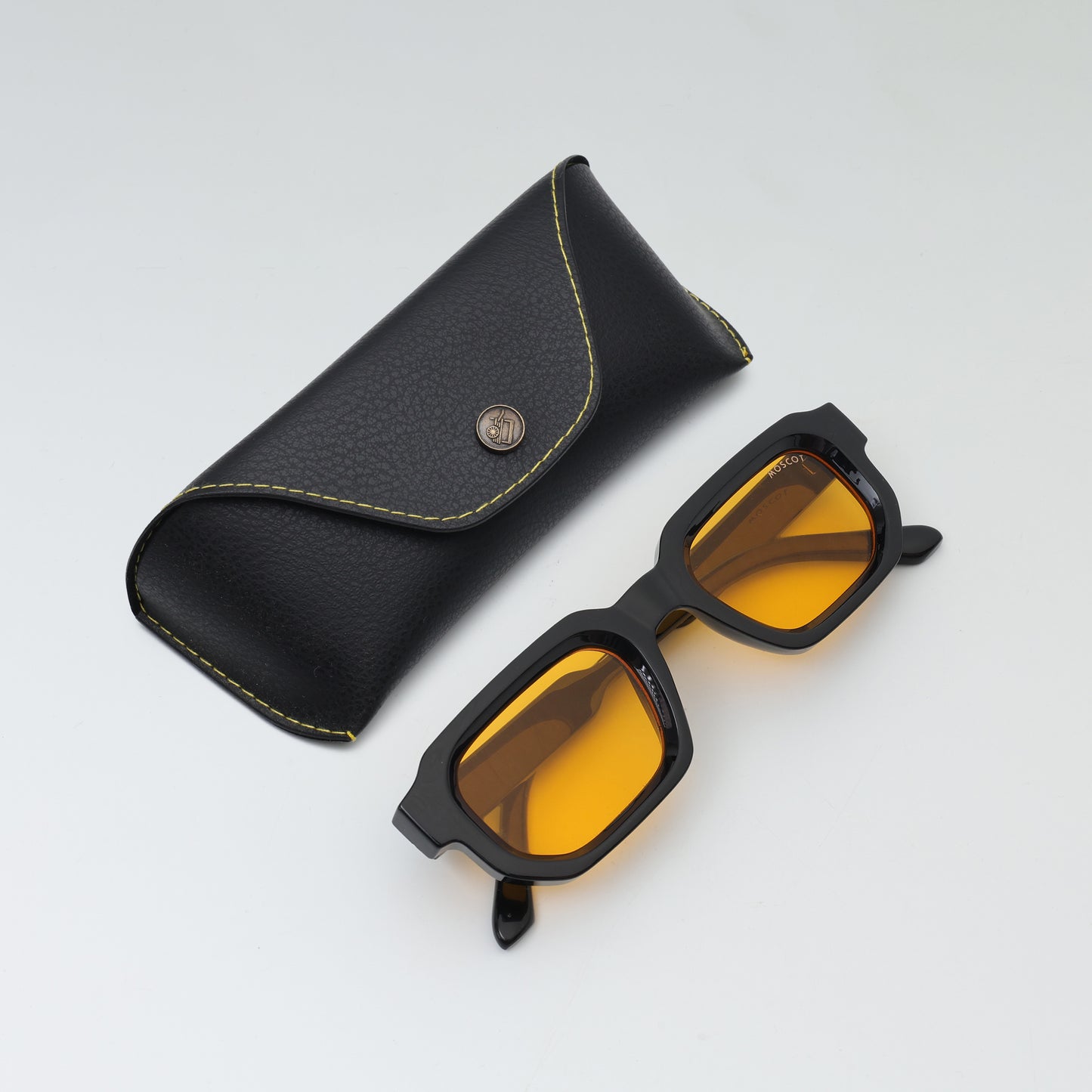 Amber Afterglow Statement Sunglasses