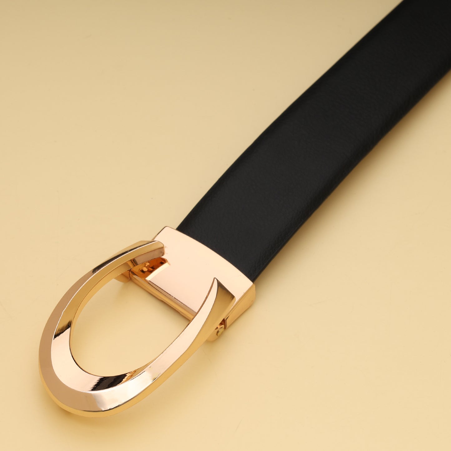 Tan Belt with Gold coach buckle