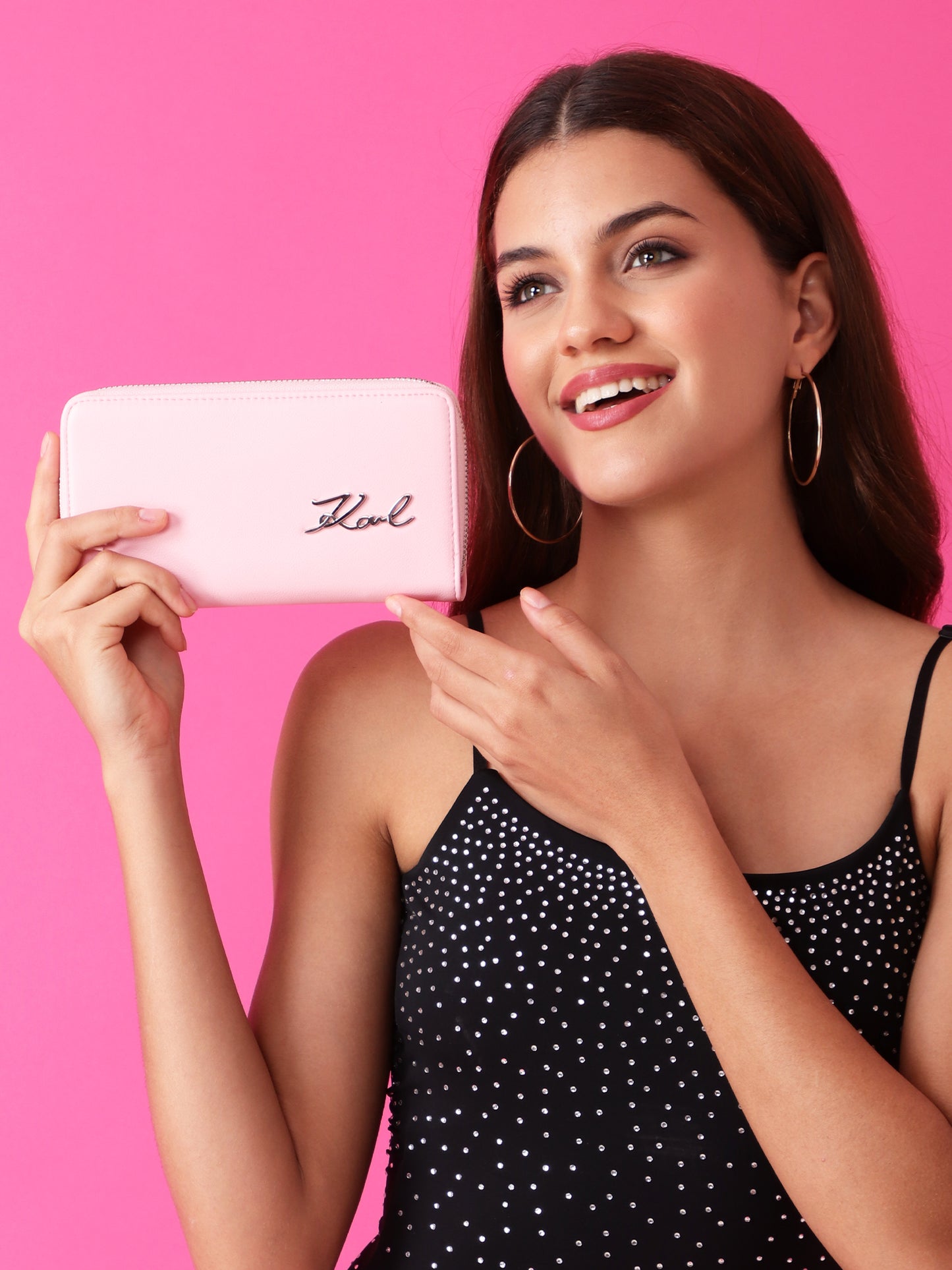 Lagerfeld Zip-Around Wallet