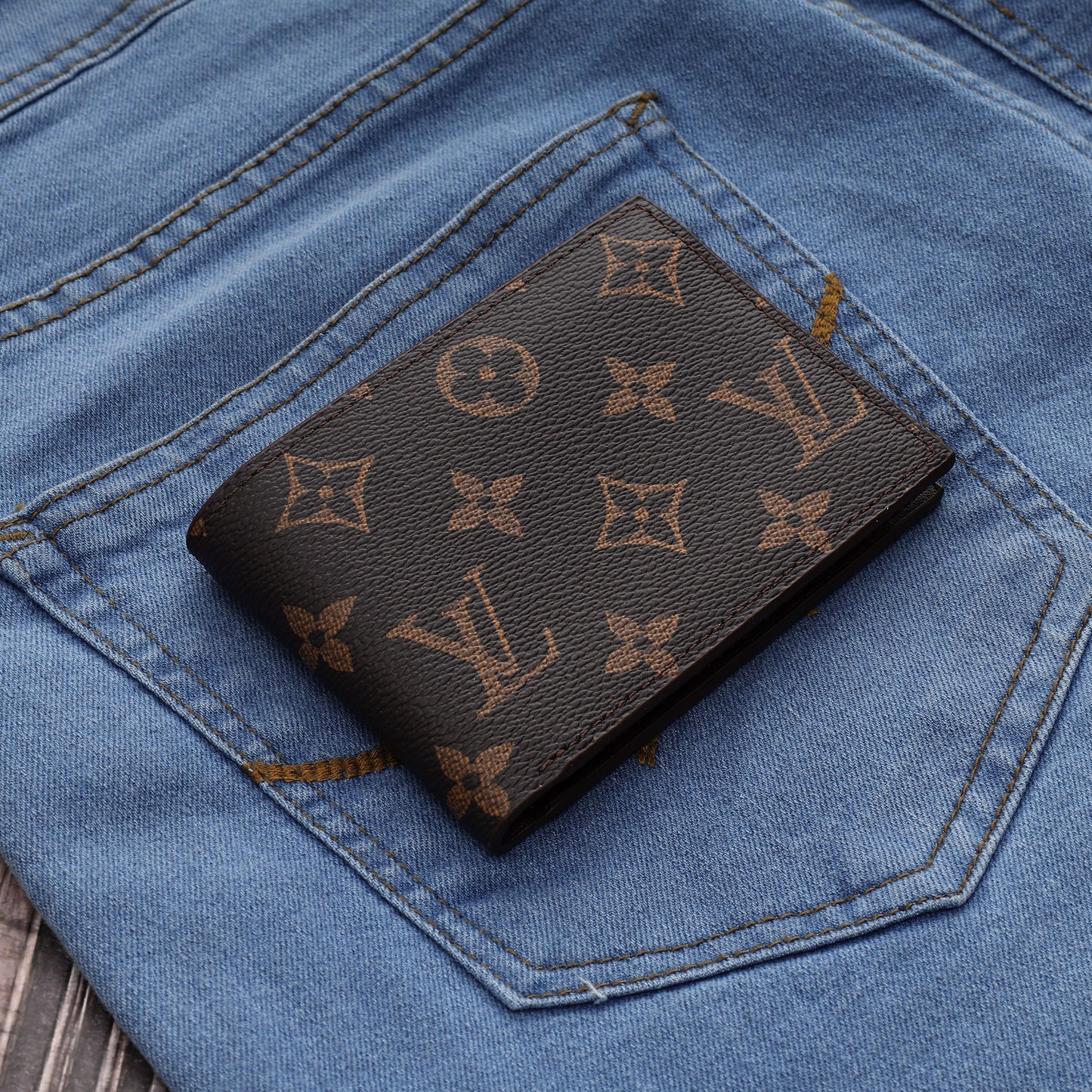 heritage Brown Monogram Wallet