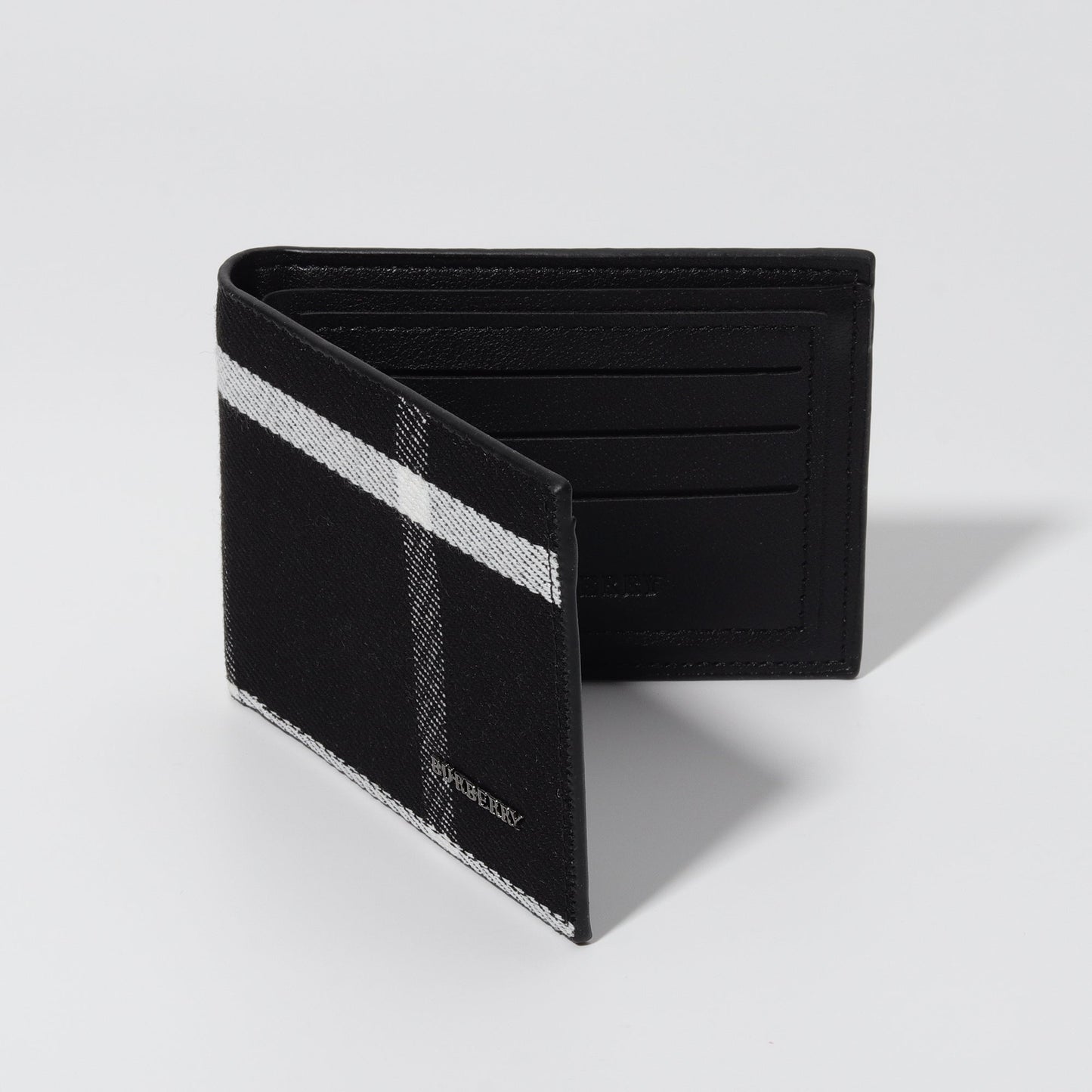 Black & White Icon Stripe Wallet