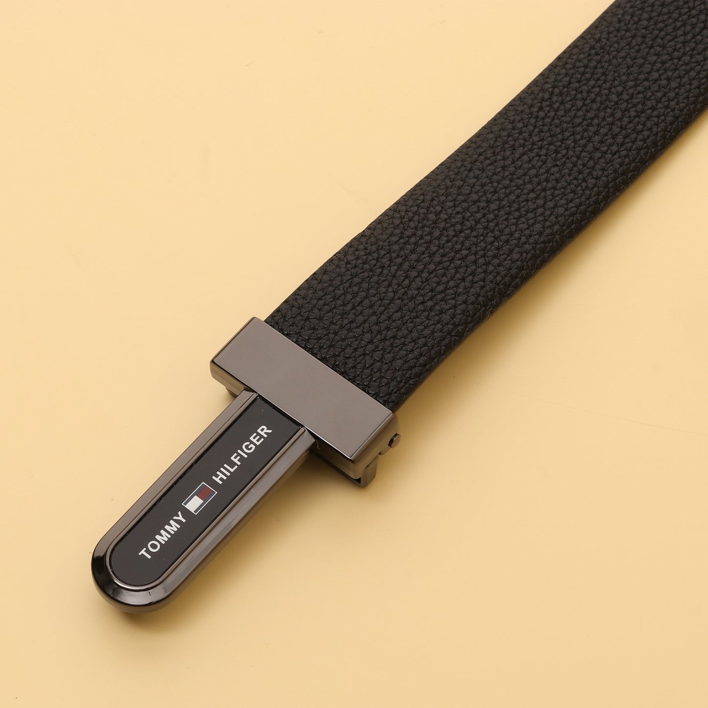 Hilfiger Jet Black Reversible Belt
