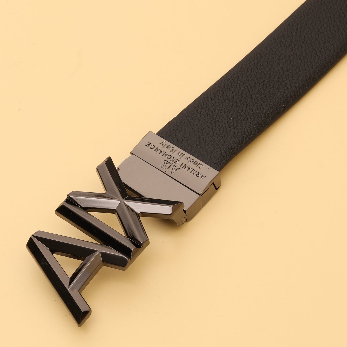 Exchange Logo Leather Belt
