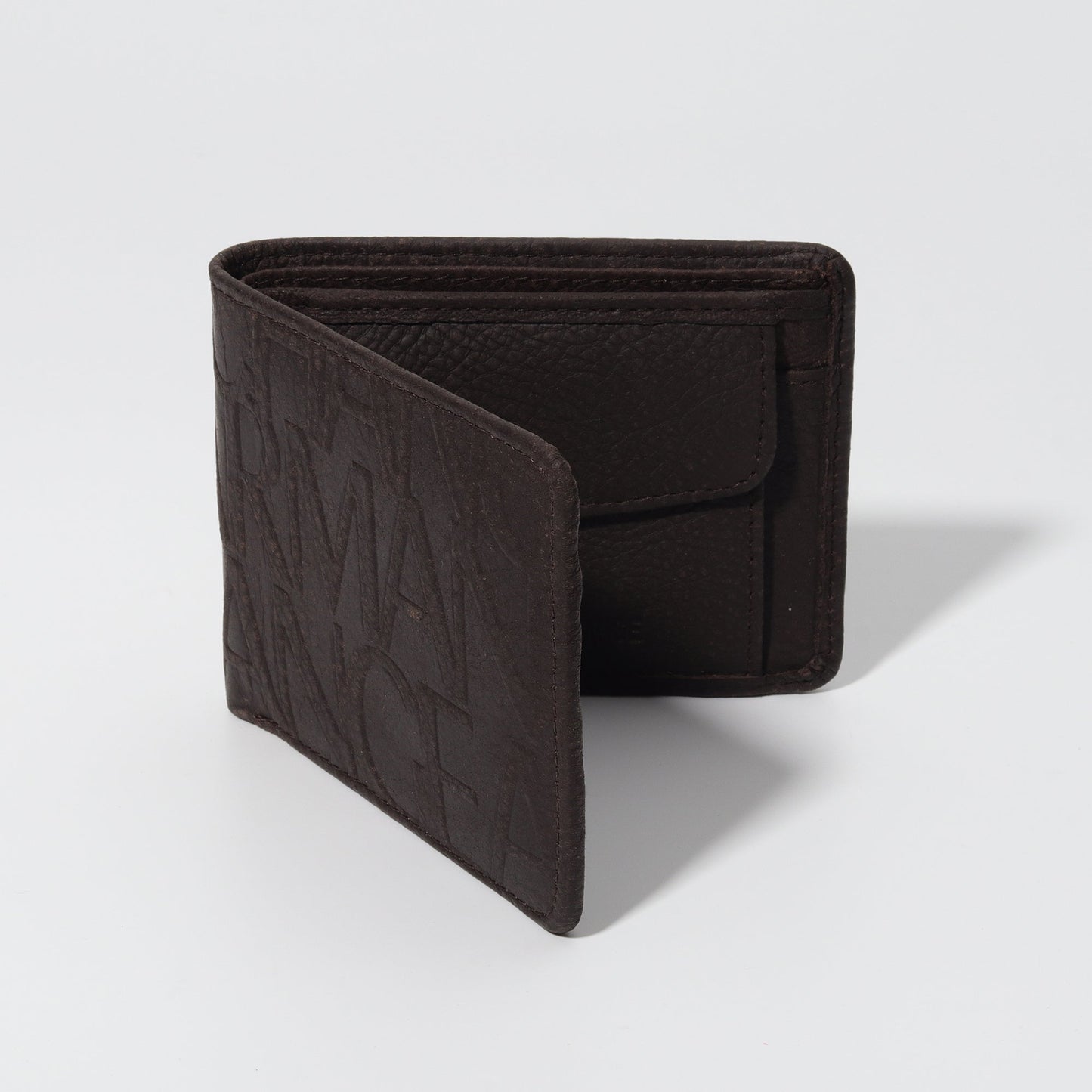 Deep Cocoa Oversized Logo Wallet