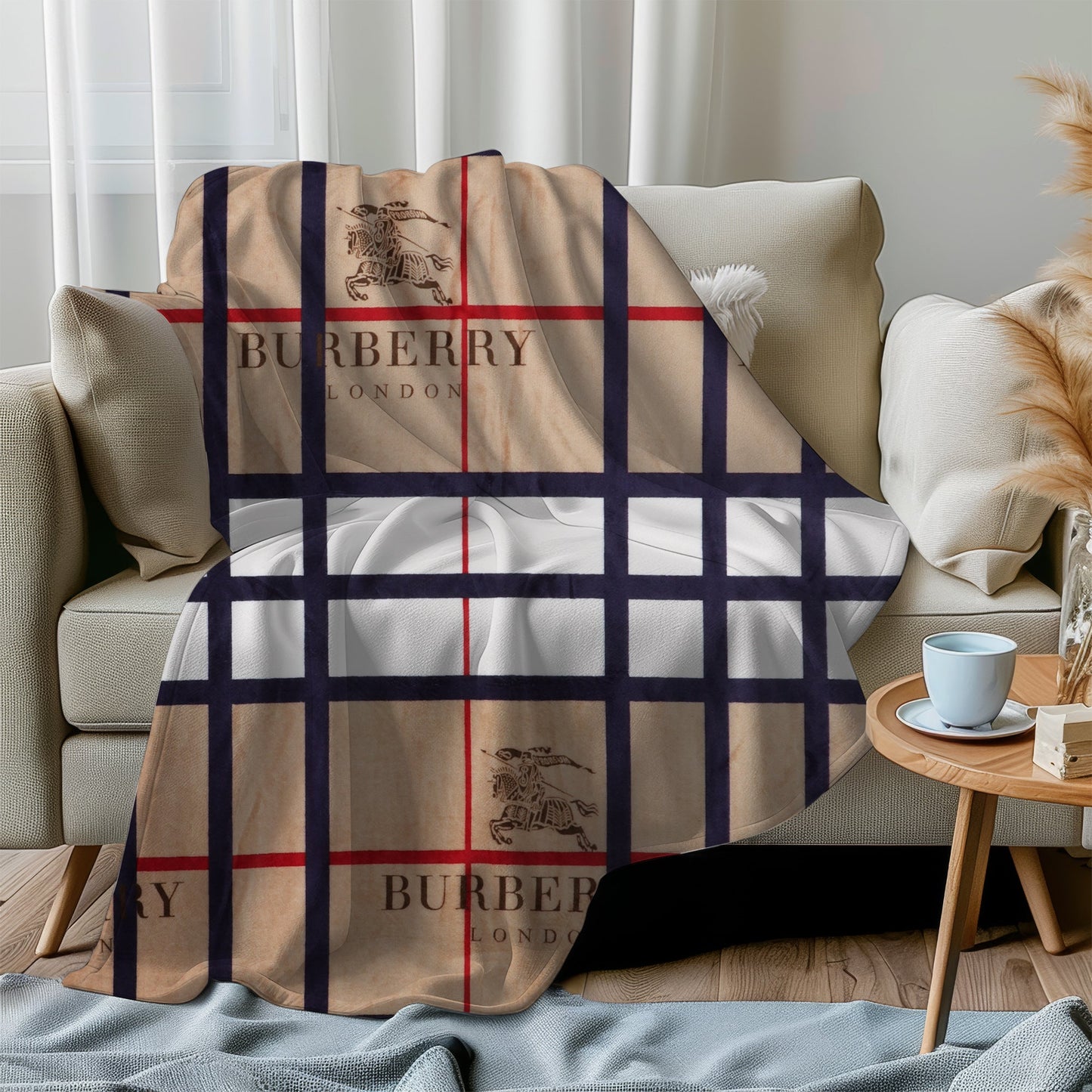 London Classic Check Throw AC Blanket