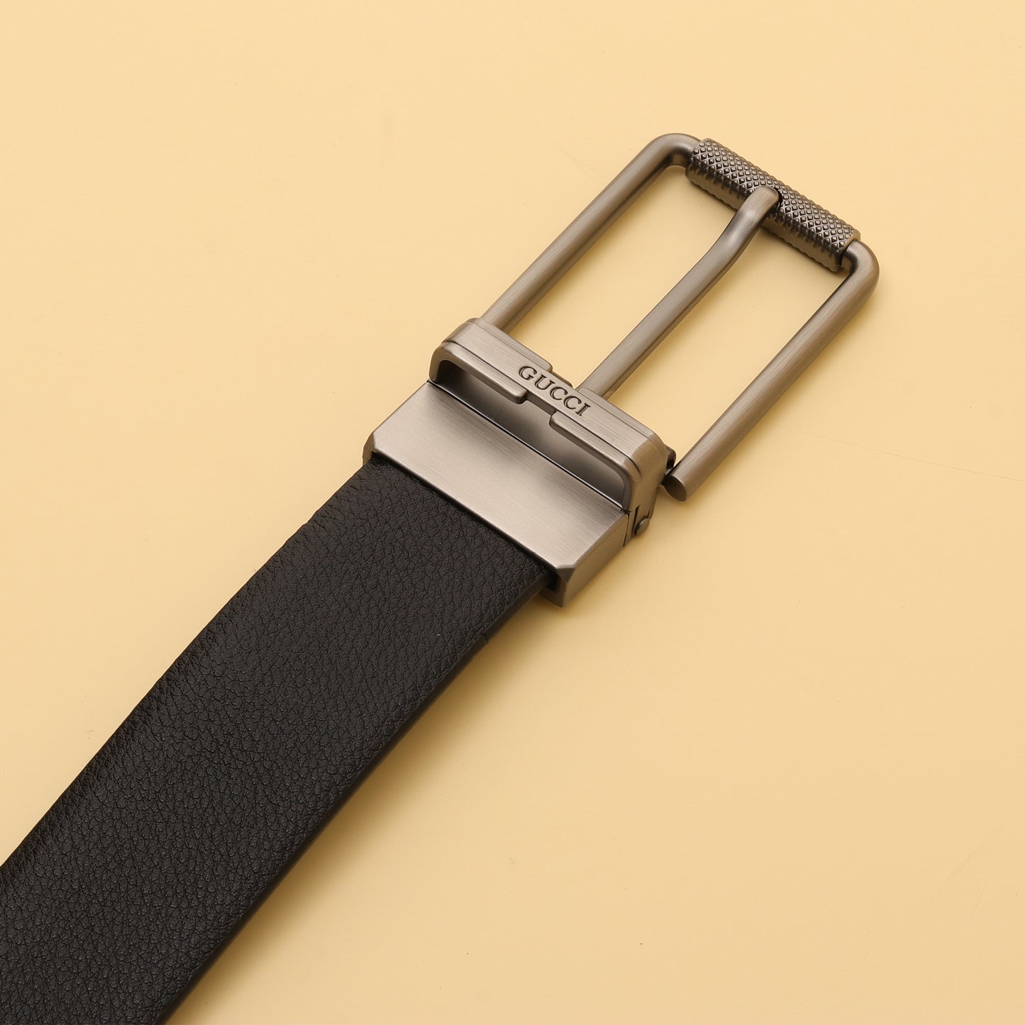 Reversible Pebbled Leather Belt