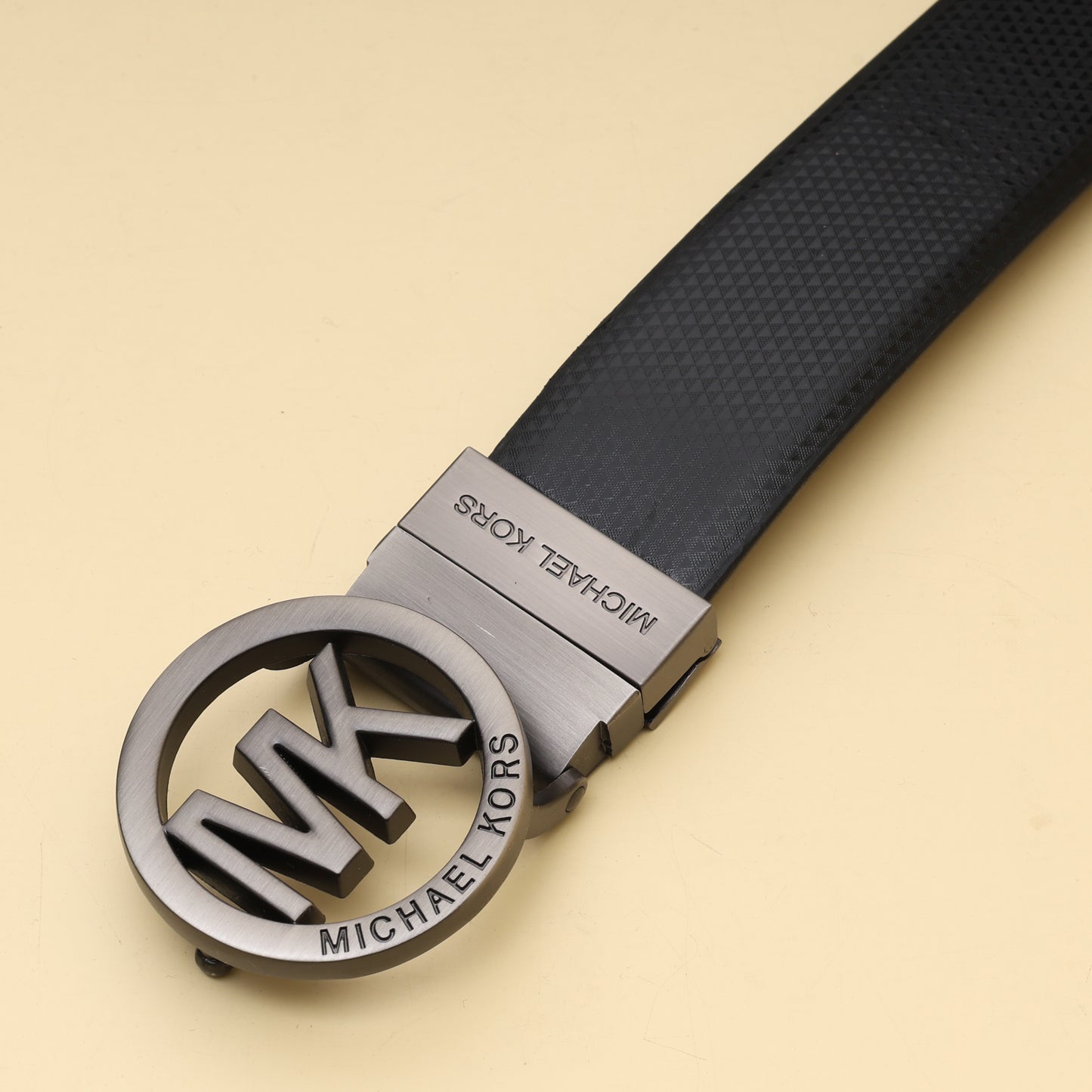 Circular Monogram Buckle Belt