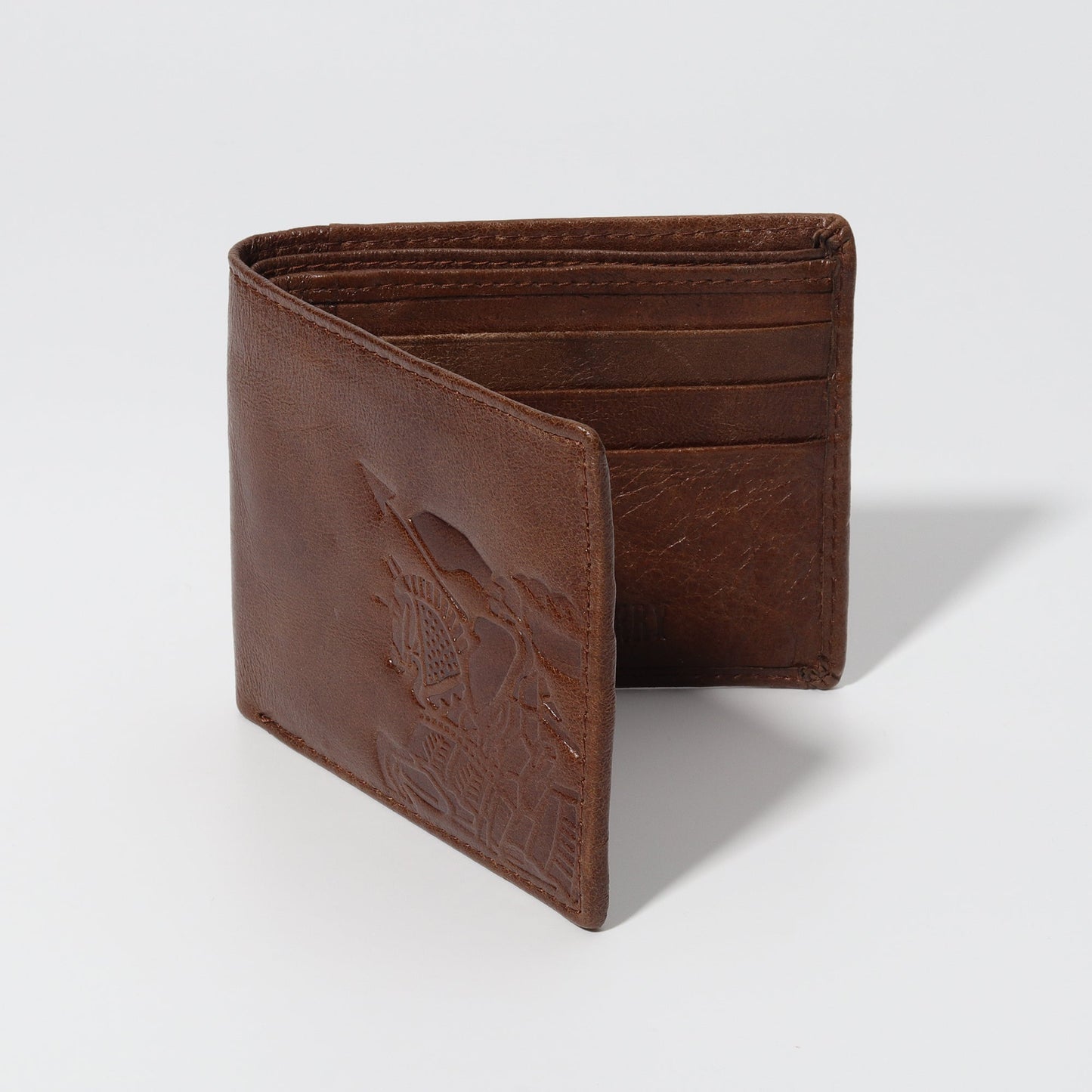 Equestrian Knight Vintage Leather Wallet
