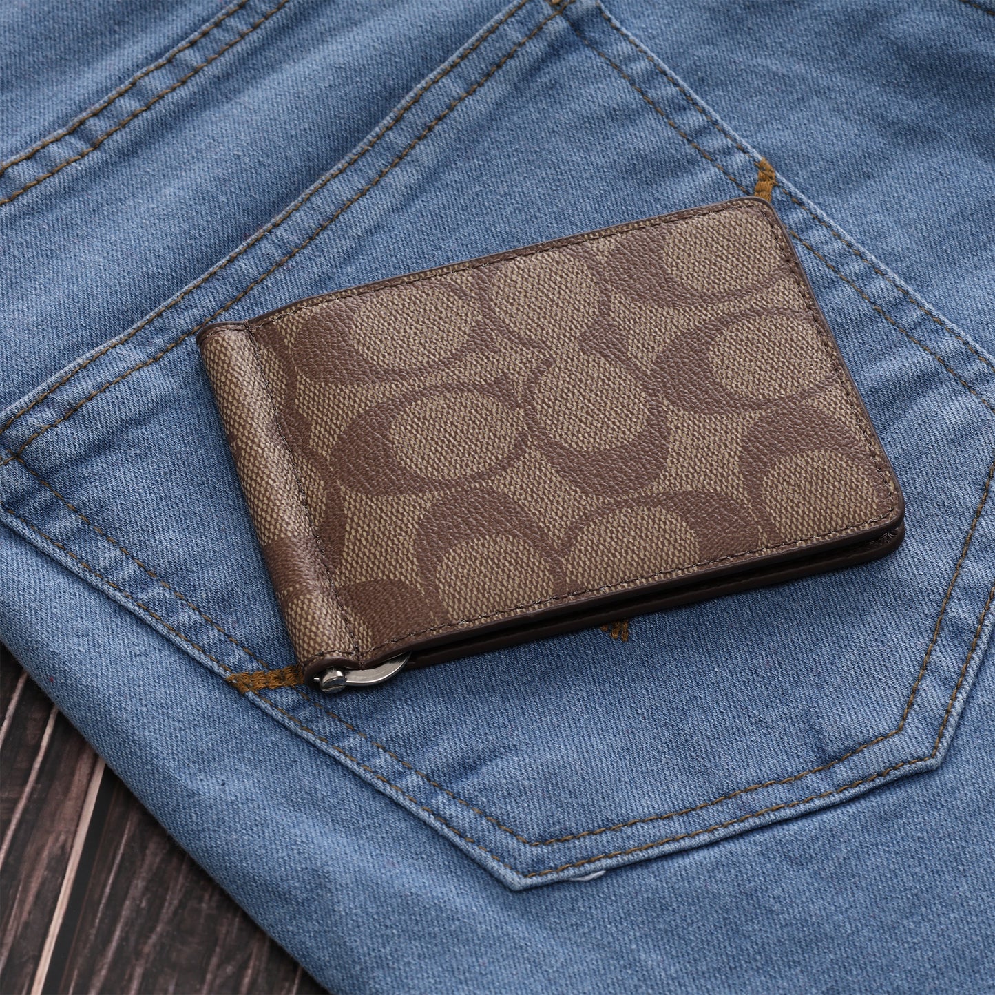 Signature Canvas Bifold Wallet