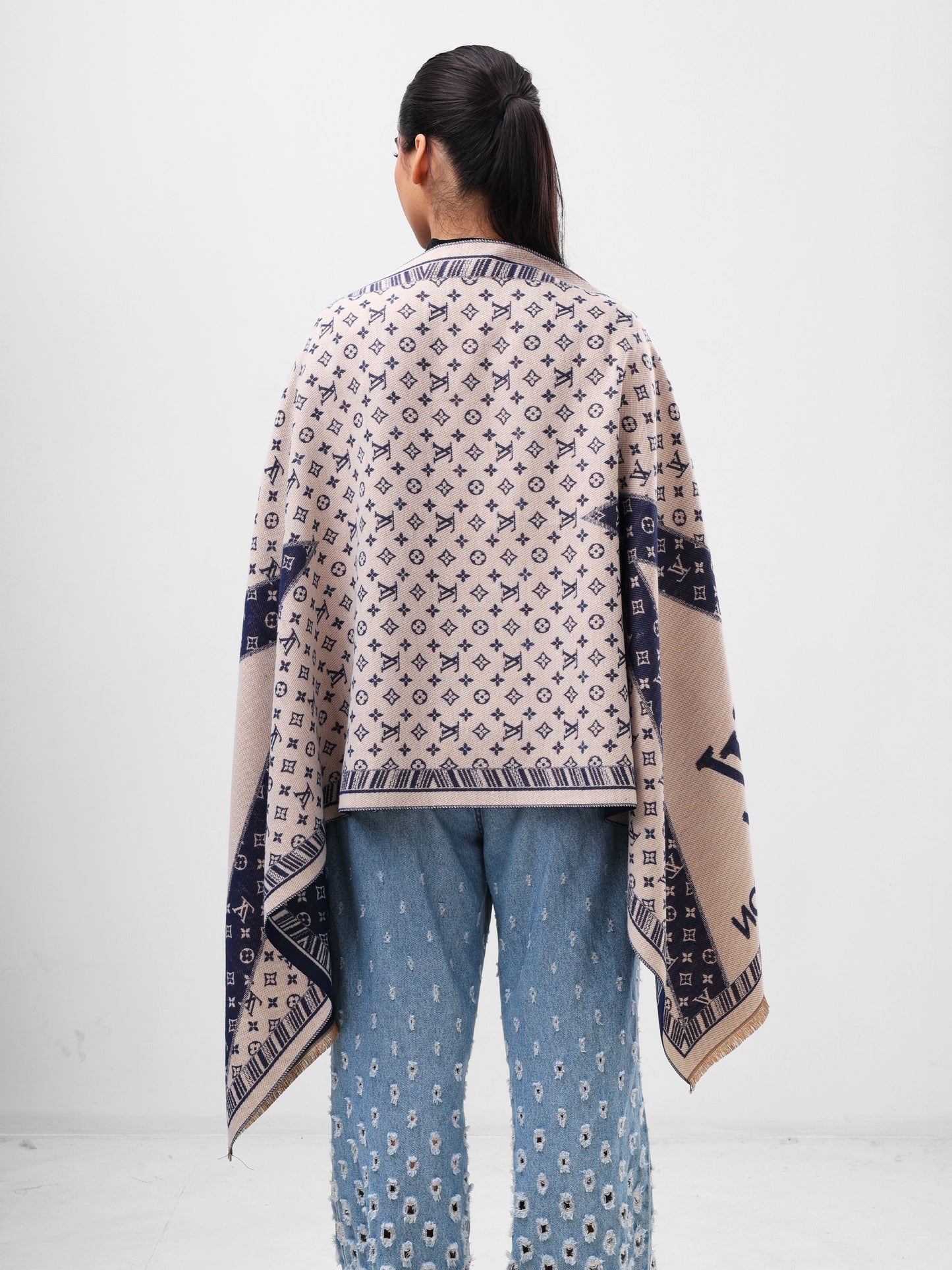 Midnight Voyage Monogram Wrap