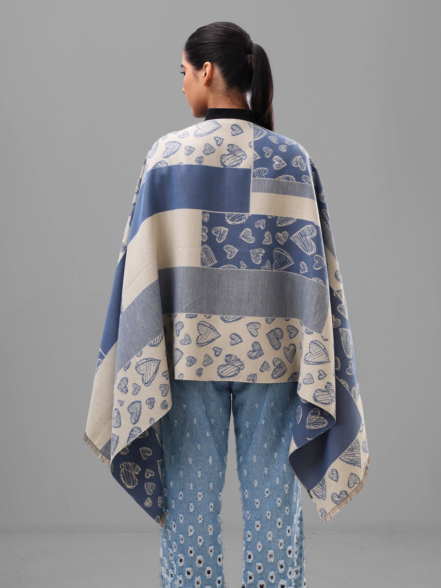 Soft Heartline Knit Scarf