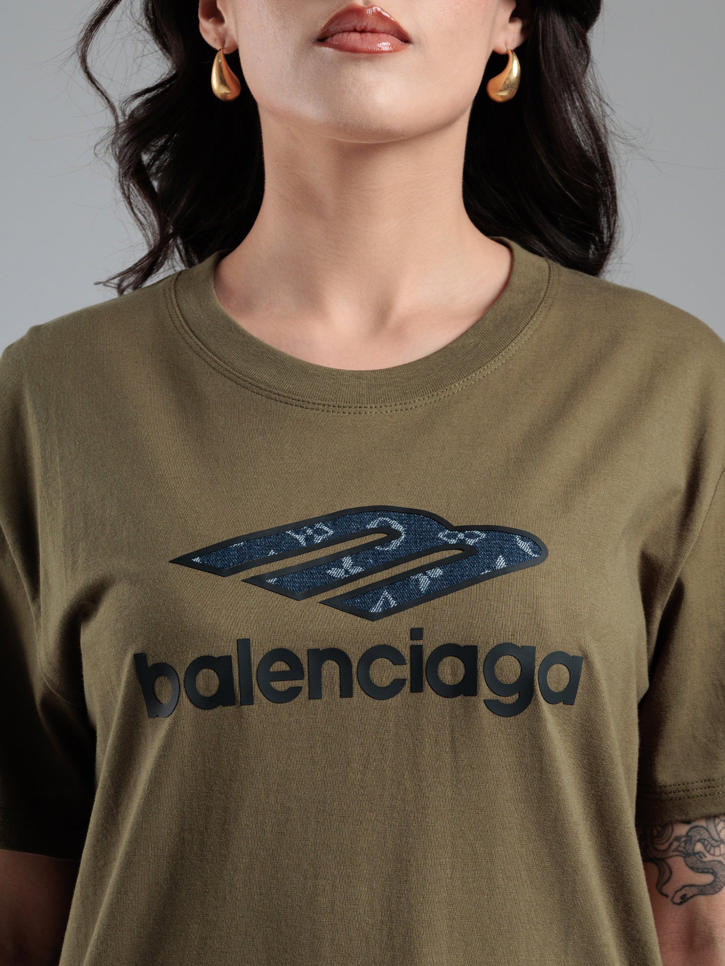 Olive Velocity Graphic T-Shirt