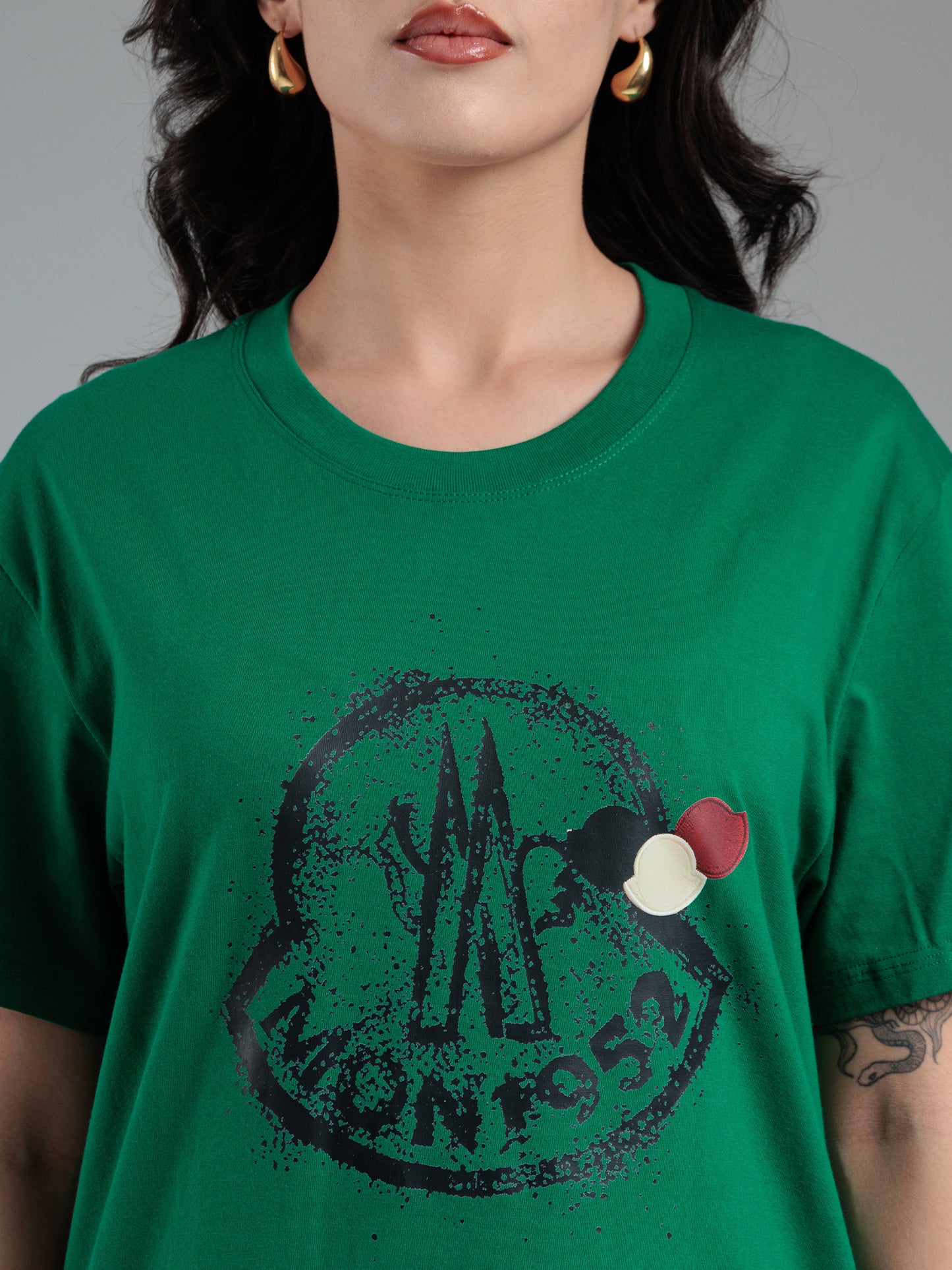 Emerald Alpine Appliqué T-Shirt