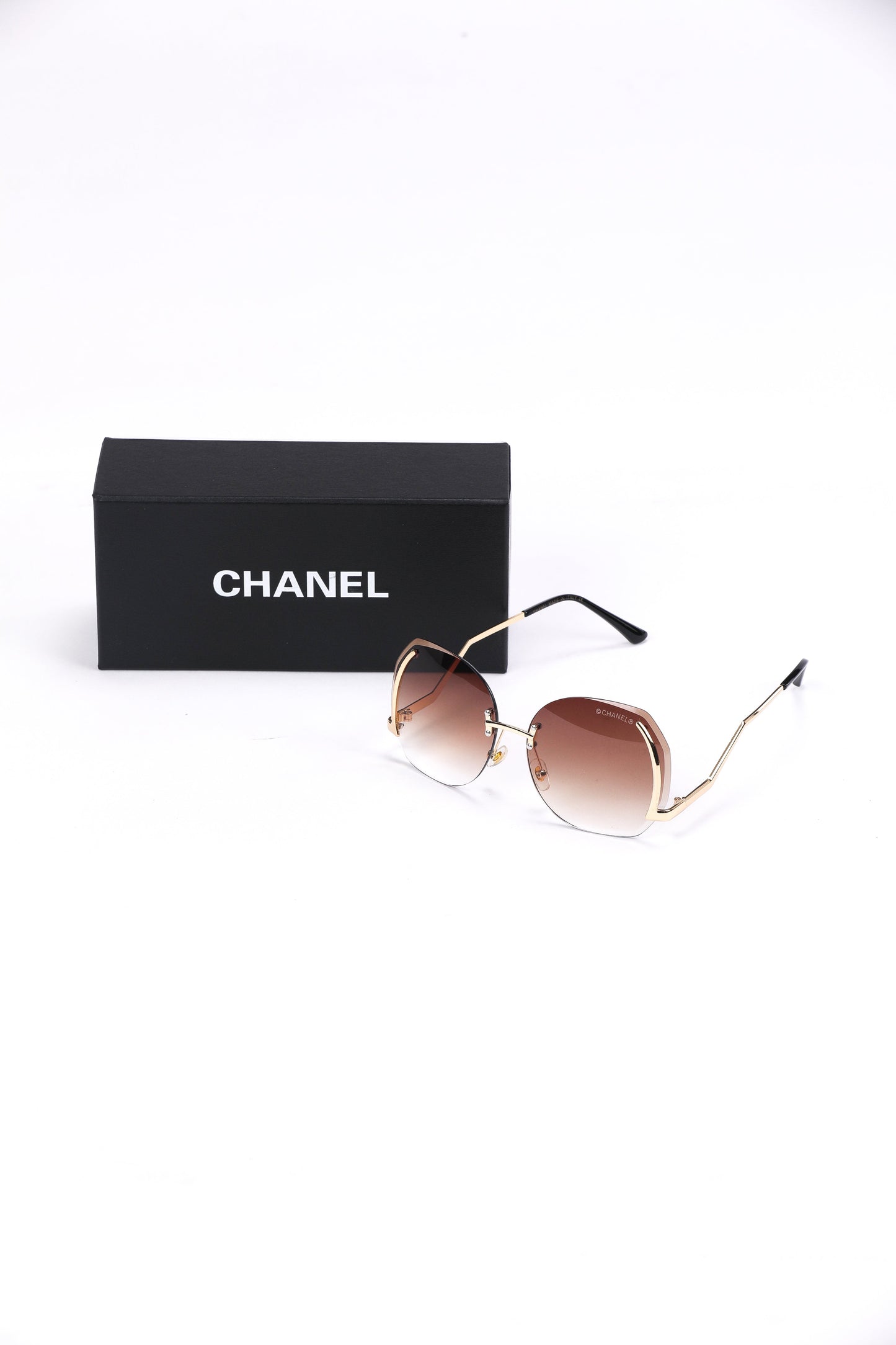 Chanel Rimless Gradient Sunglasses