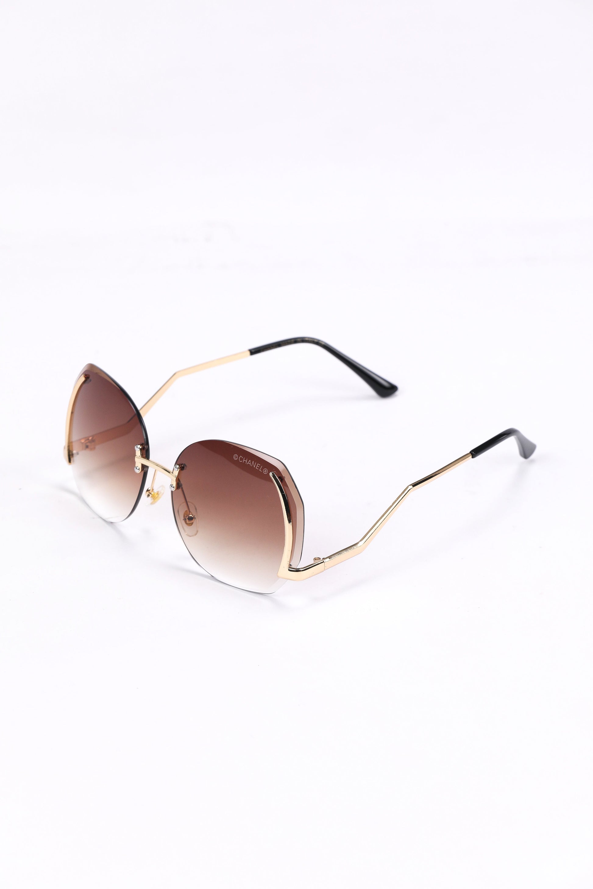 Chanel Rimless Gradient Sunglasses