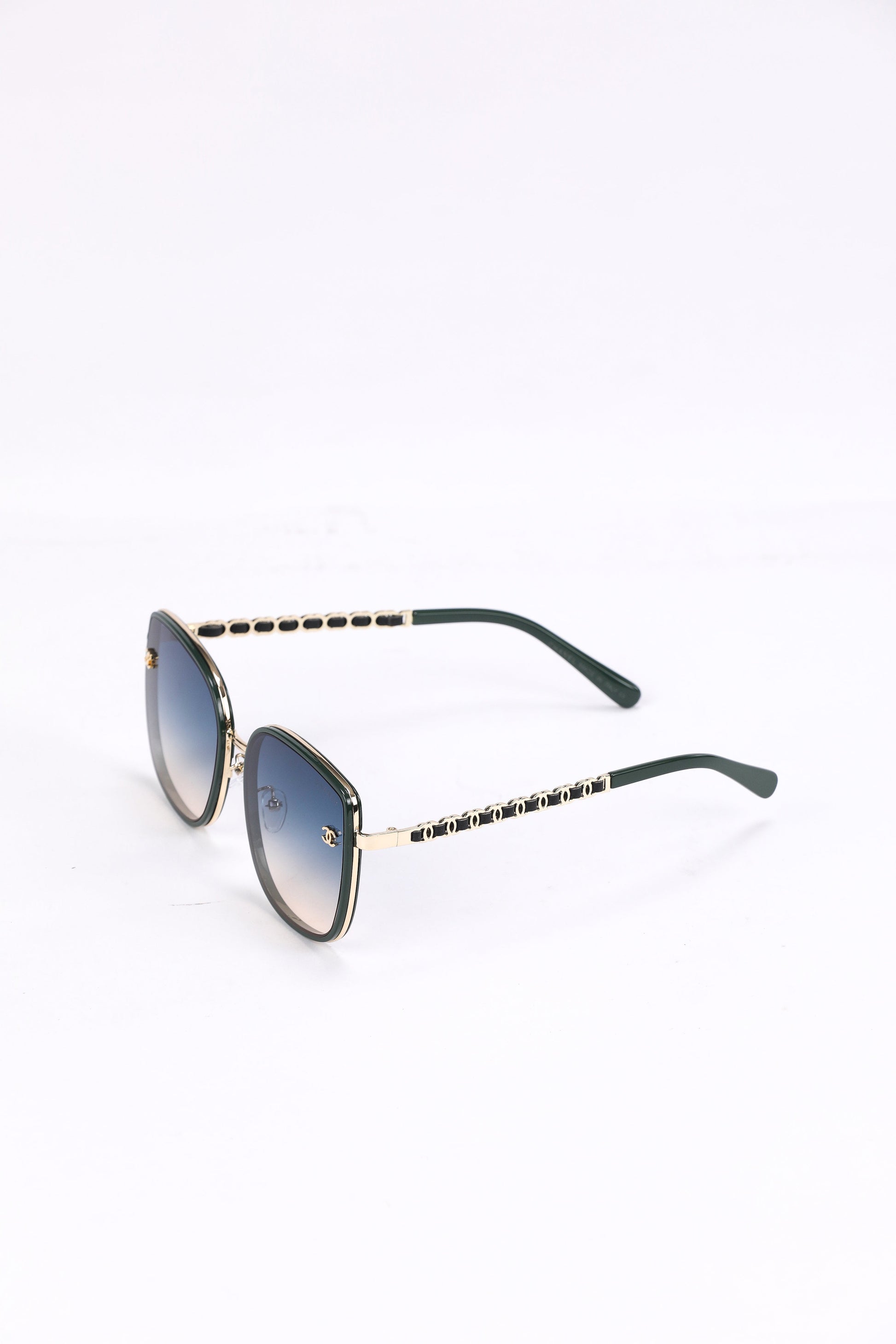 Chanel Chain-Link Gradient Sunglasses