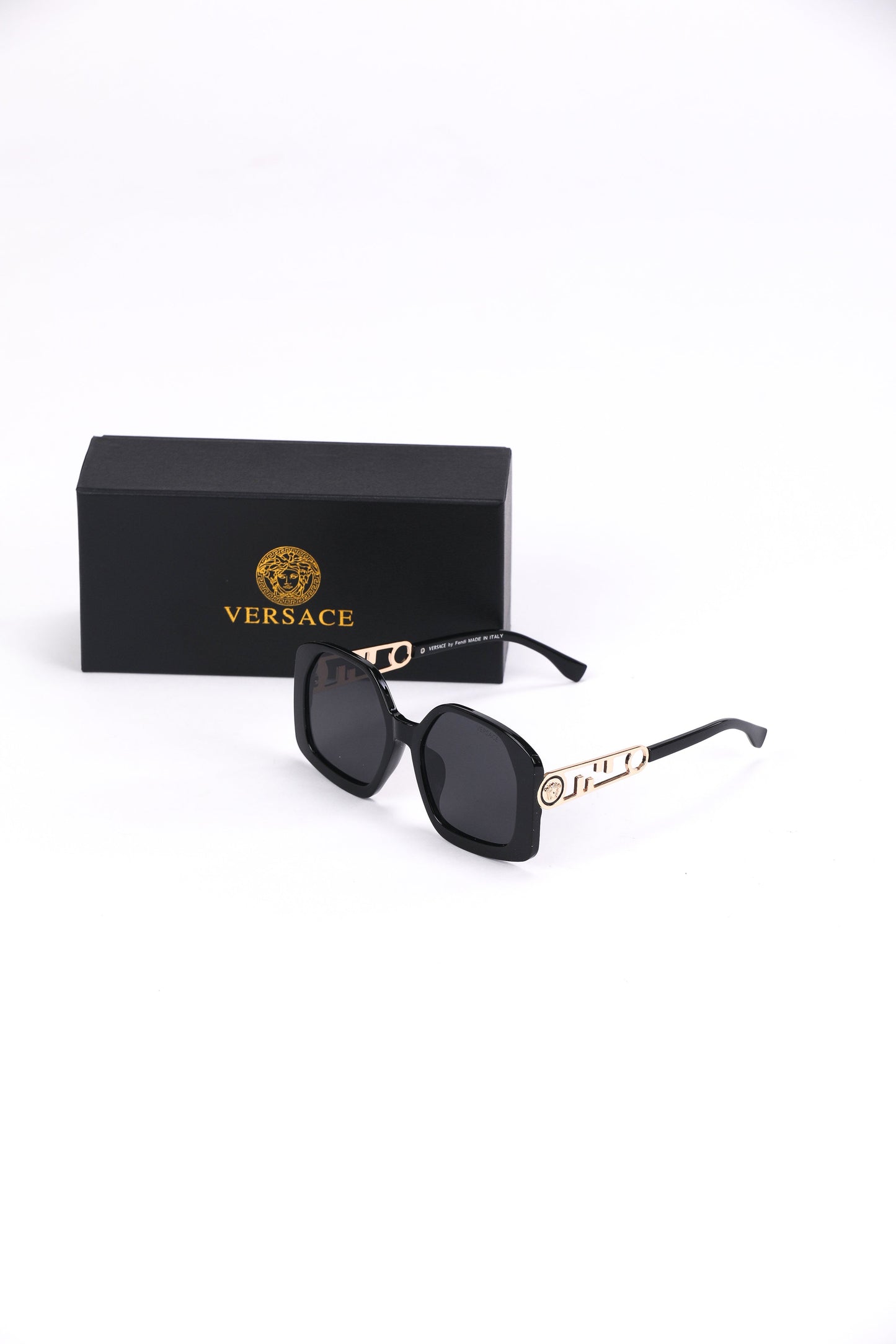Versace Square Chain Sunglasses