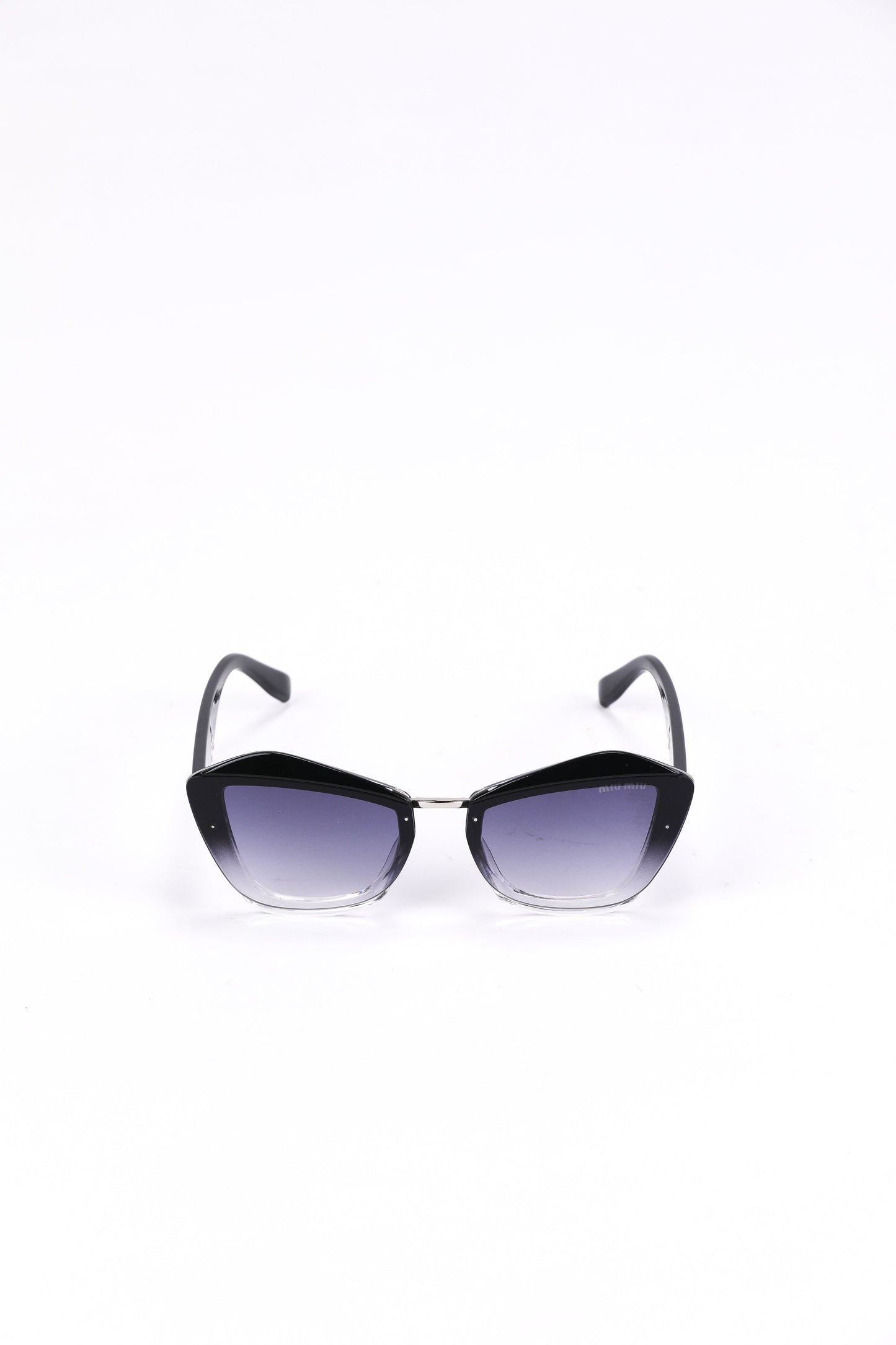 Black Miu Miu Gradient Sunglasses