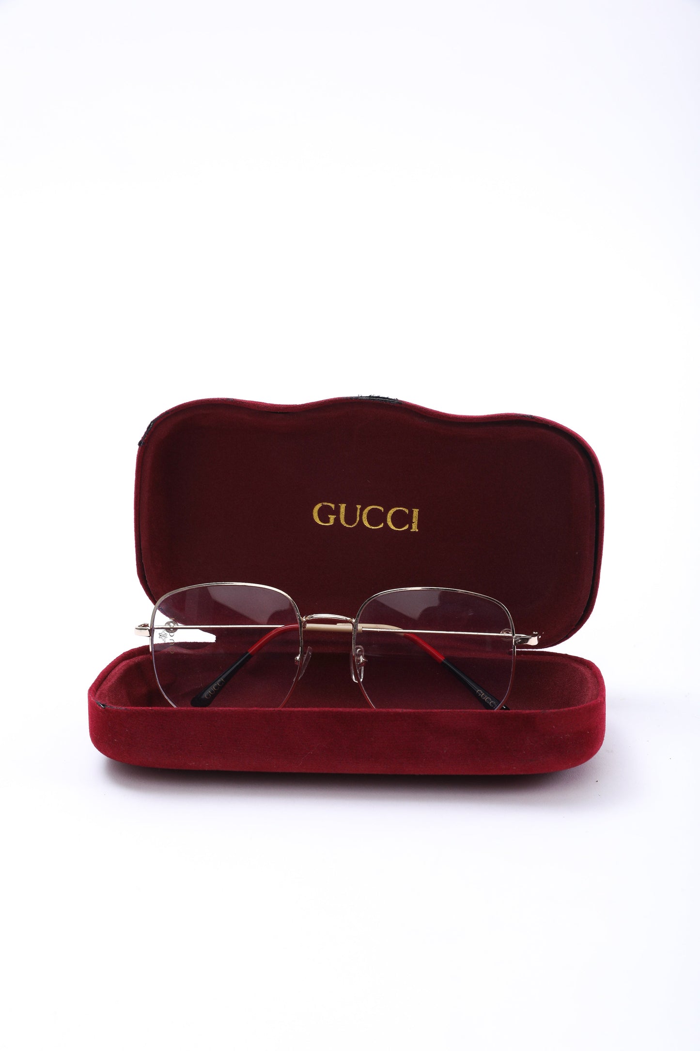 Gucci Luxe Gold Aviator Glasses
