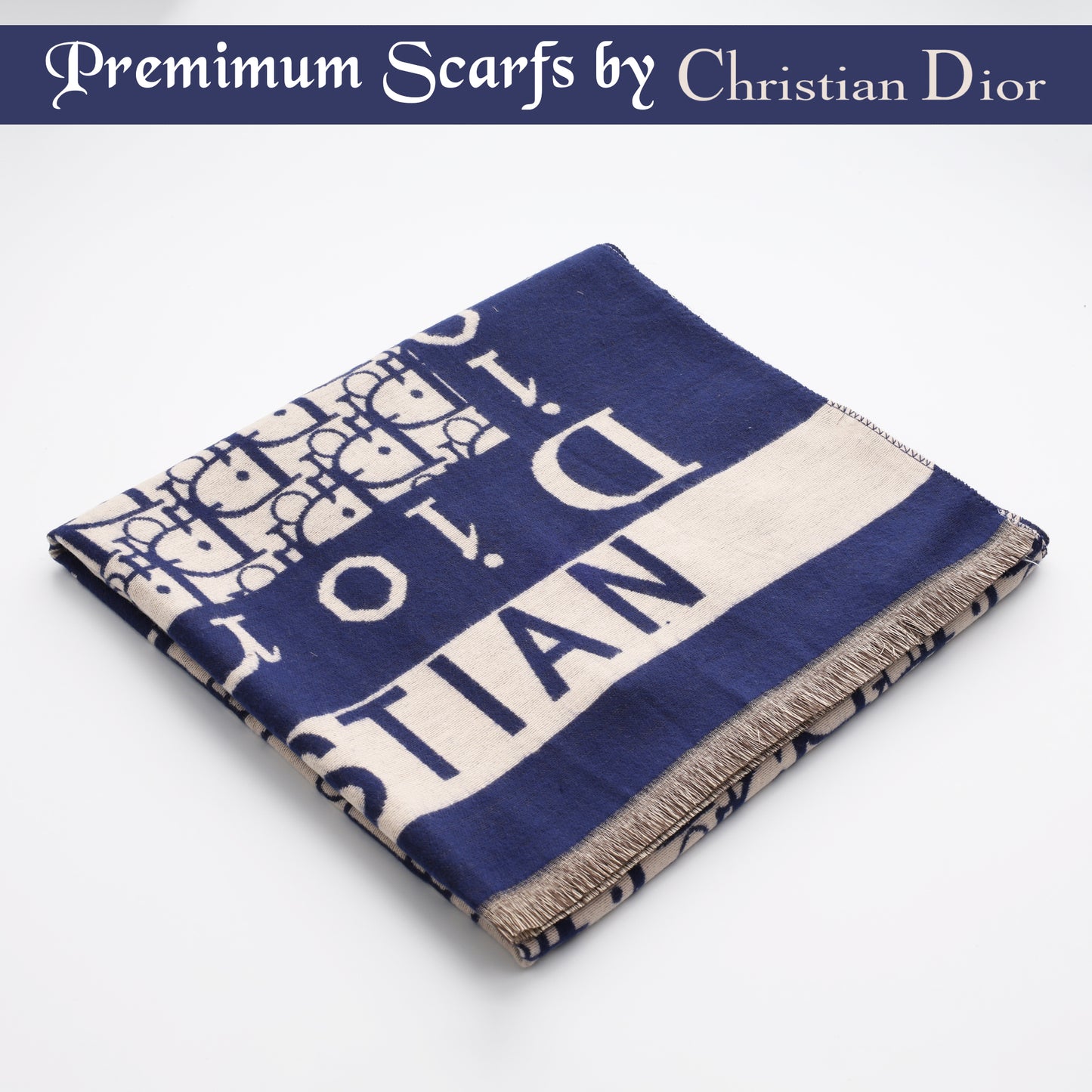 Bold Logo Weave Scarf