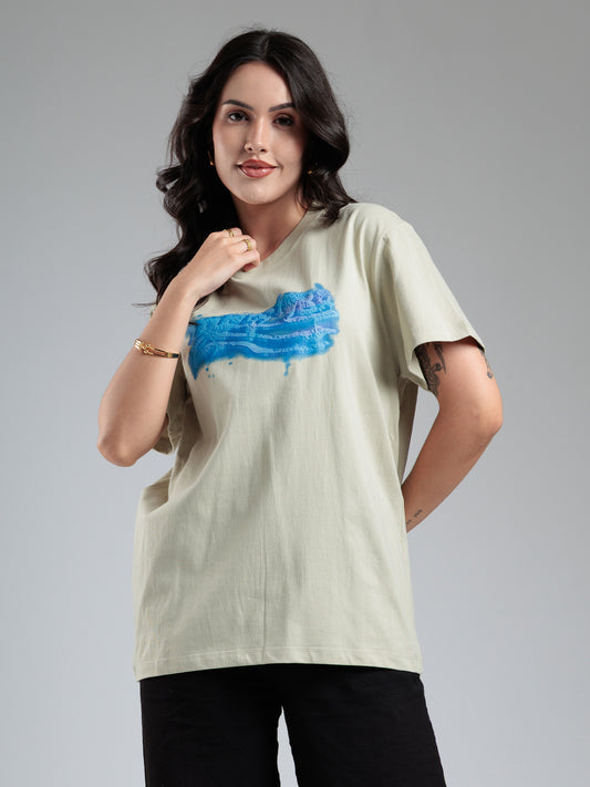 Sandstone Bluewave Graphic T-Shirt