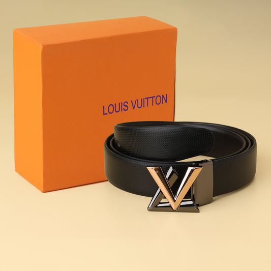 Vuitton Dual-Tone Signature LV Belt