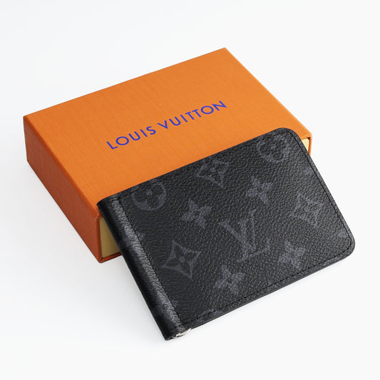 Noir Shadow Monogram Bifold Wallet