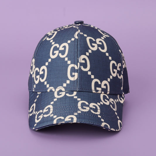 Navy Monogram Cap