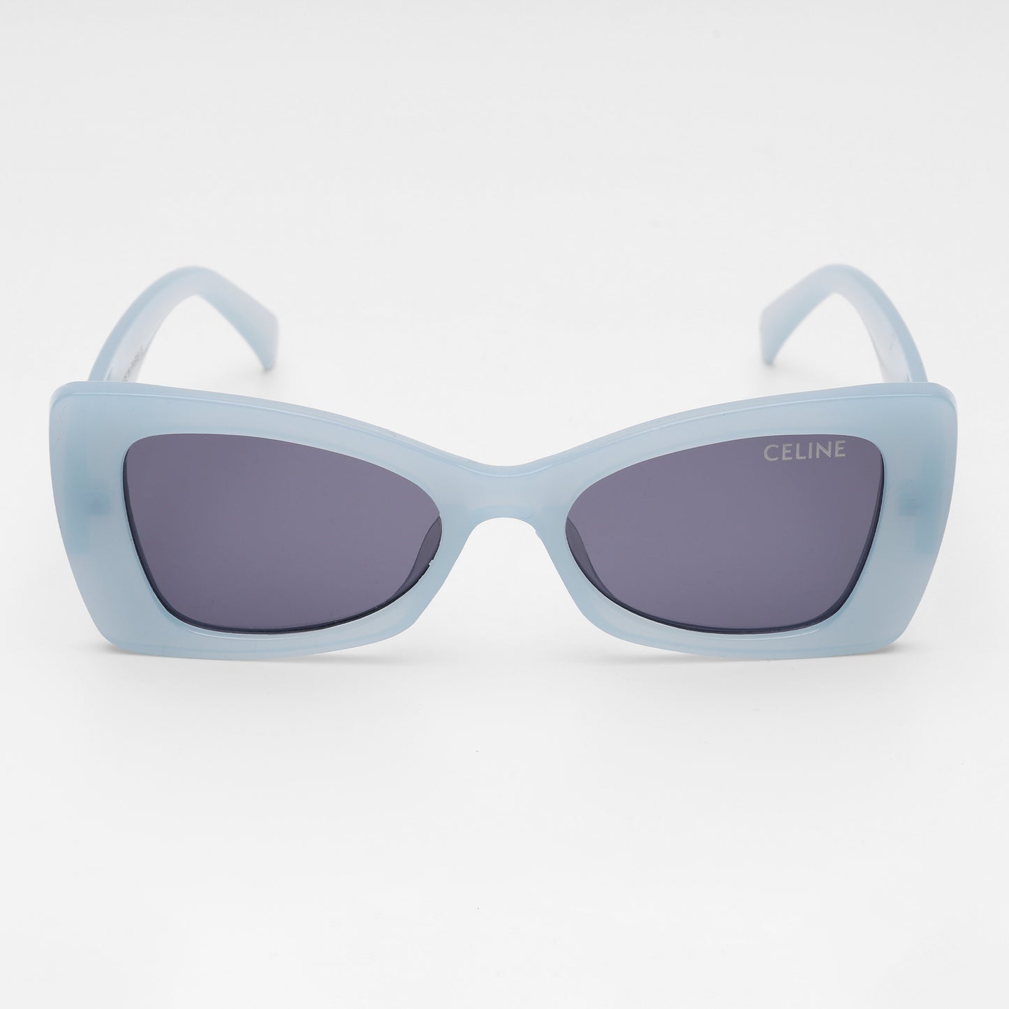 Ice Blue Cat-Eye Sunglasses by Celine