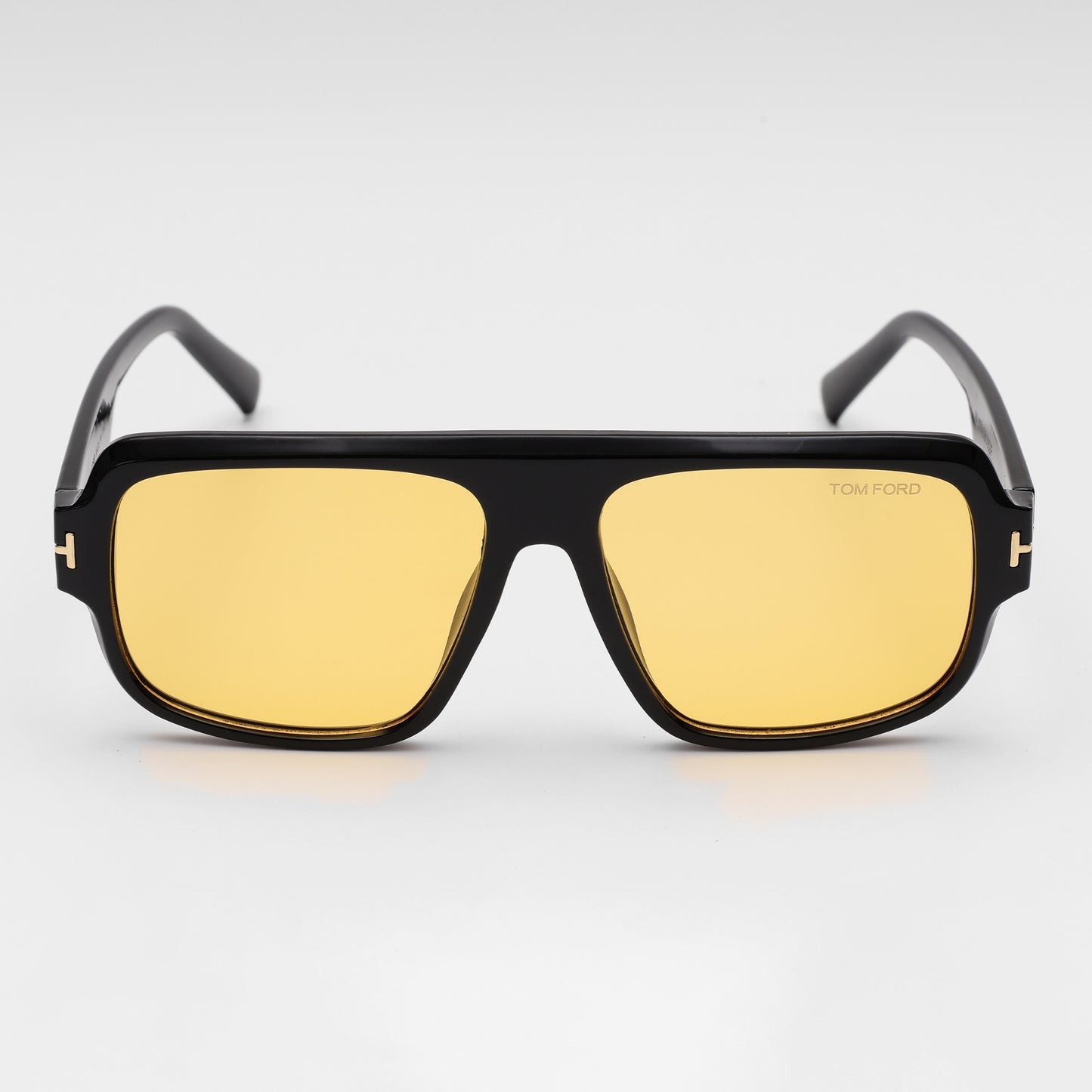 Black Frame Amber Lens Sunglasses