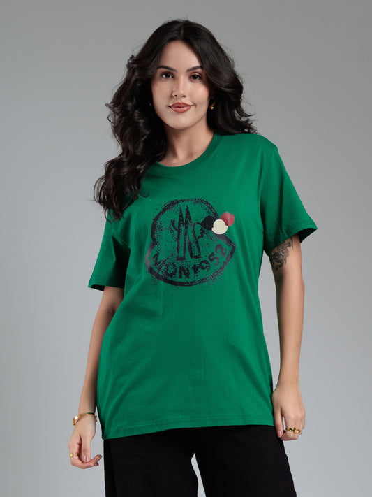 Emerald Alpine Appliqué T-Shirt