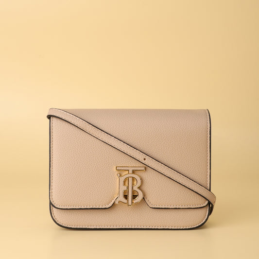 TB Leather Crossbody Bag