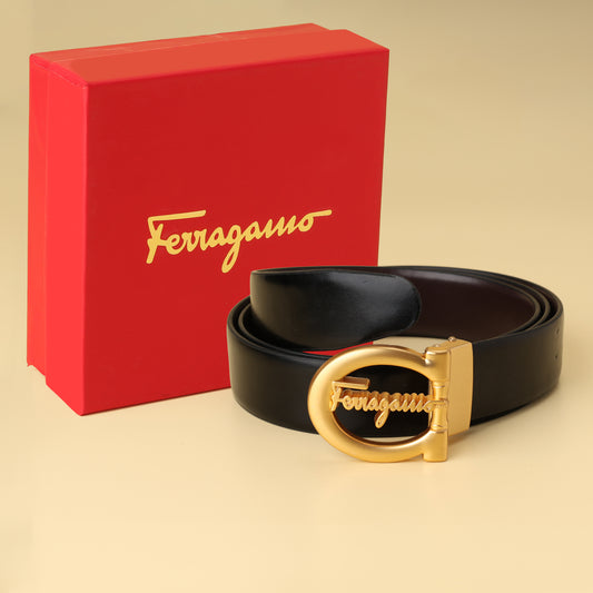 Signature Gold Buckle Belt