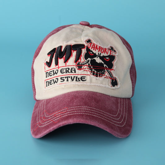 JMT Embroidered Skull Patch Cap – New Era New Style