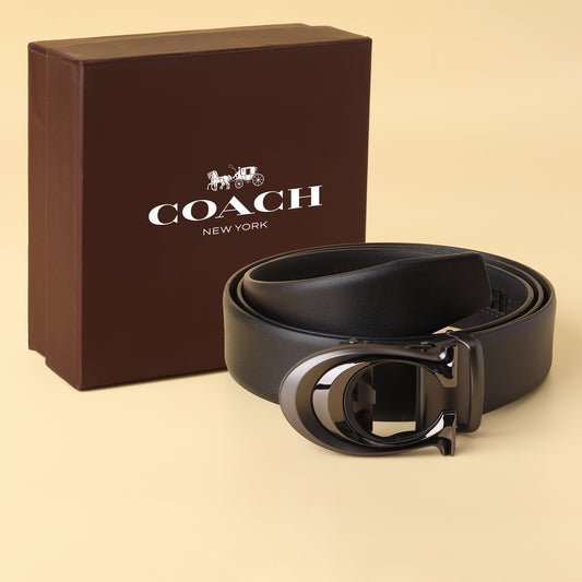 All black  Reversible Belt