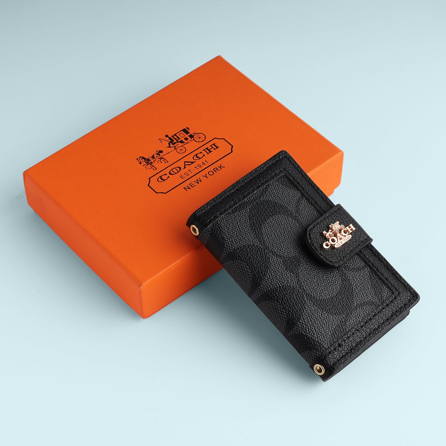 Signature Logo Strap Wallet