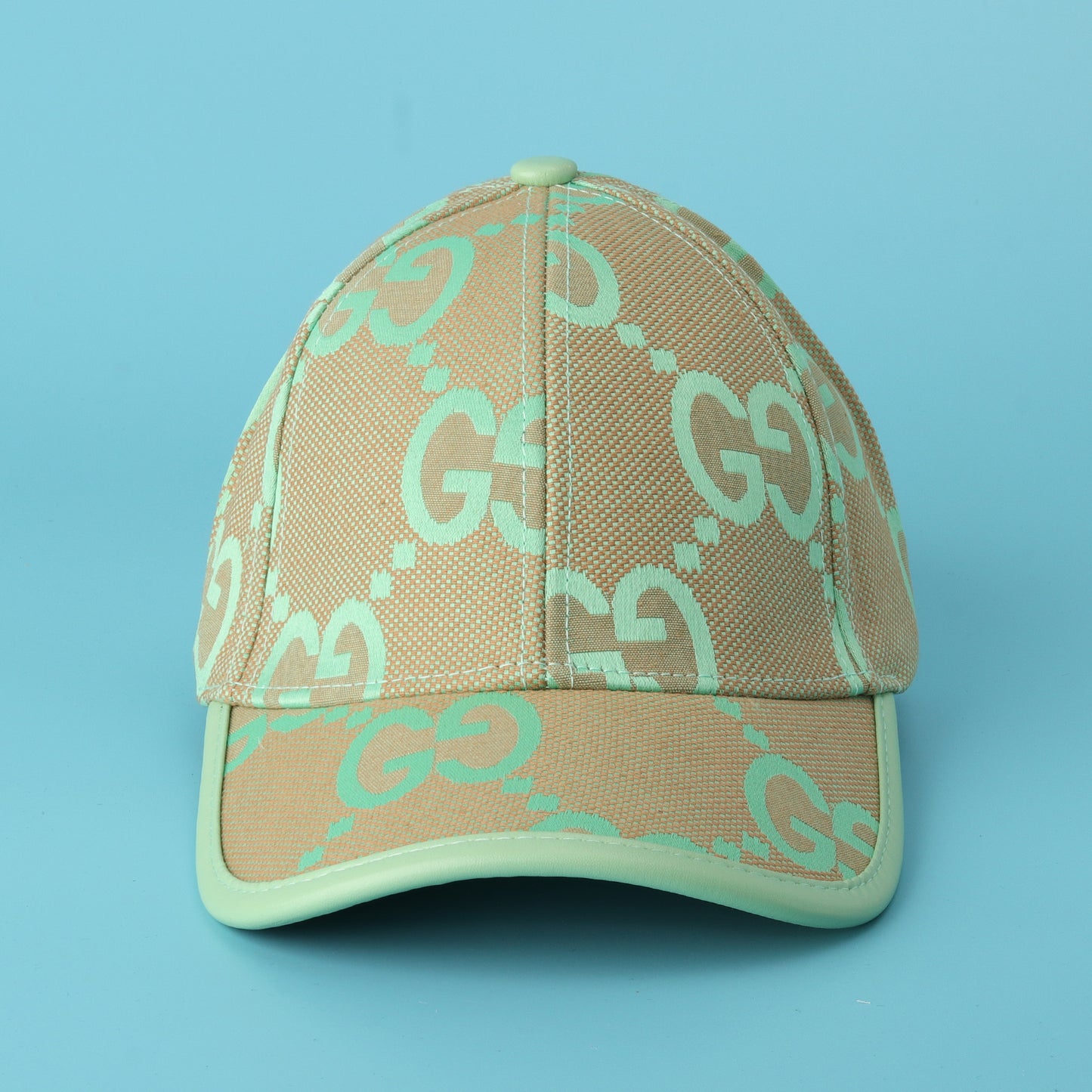 Mint Green Monogram Cap