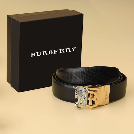 Polished Crest Buckle Belt