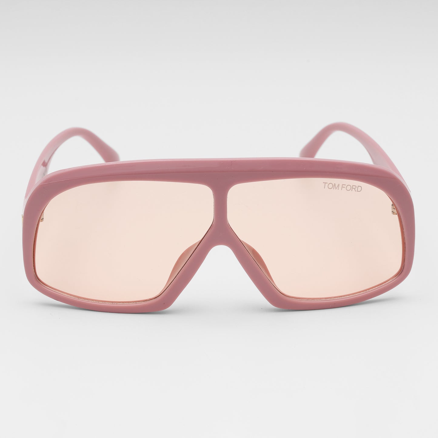 Blush Pink Shield Sunglasses