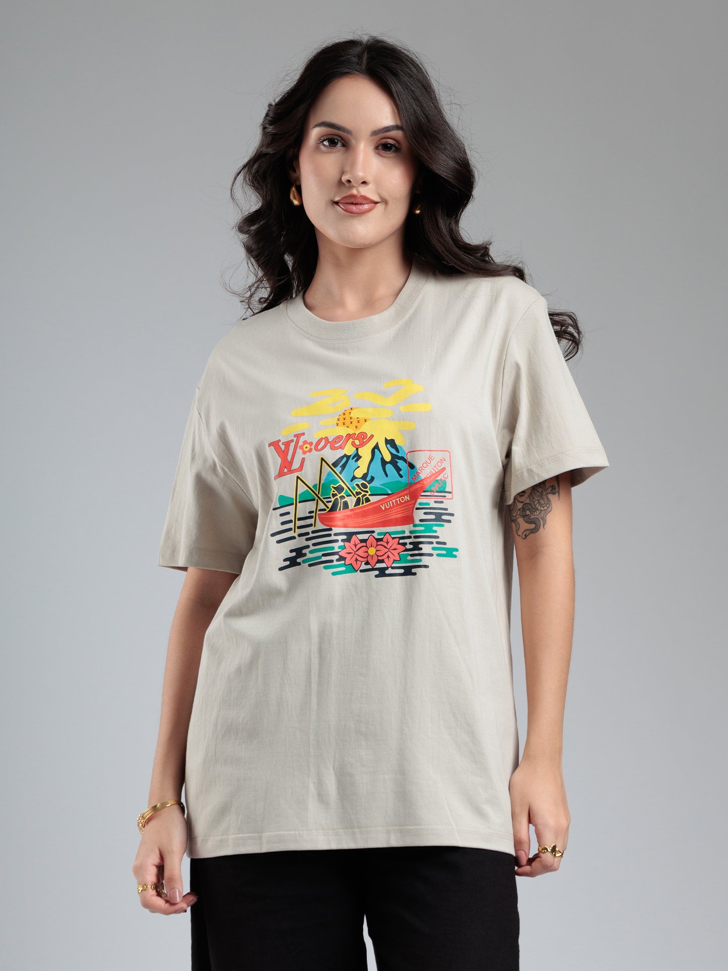 Sandstone Voyage Graphic T-Shirt